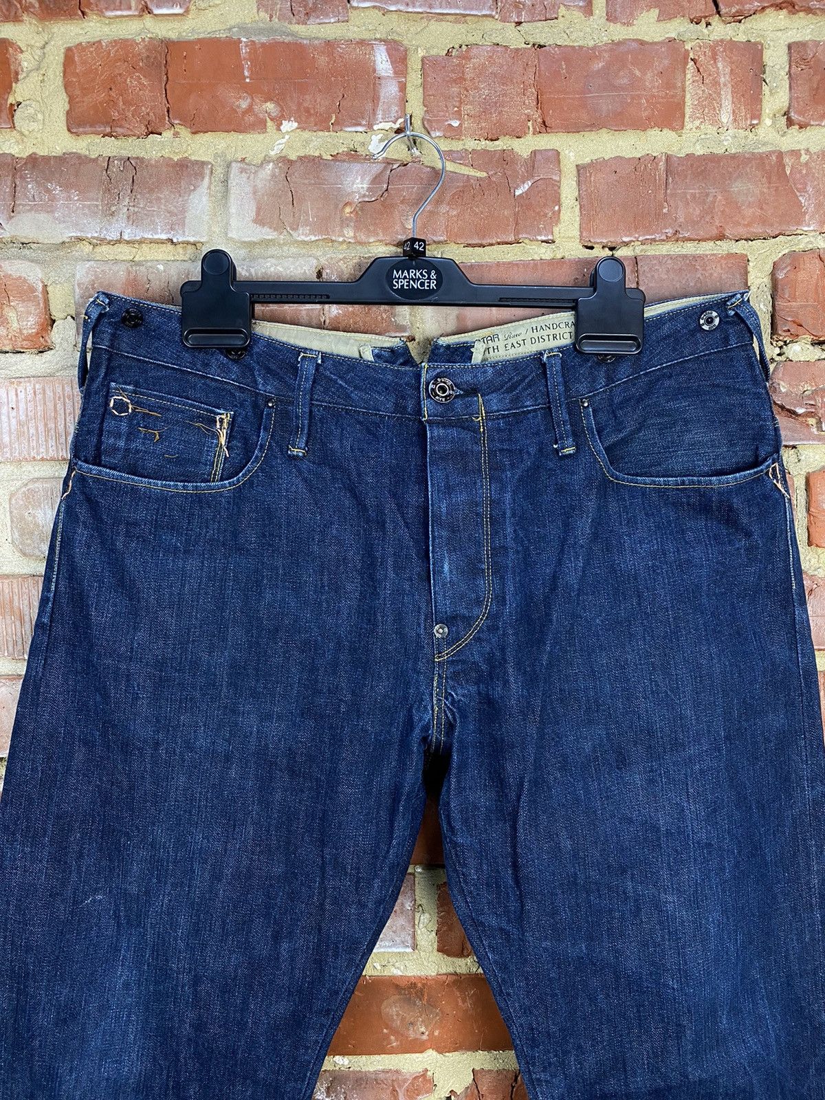 G-Star G-Star Raw Lumber Original Handcrafted Selvedge Denim Jeans Size US 36 / EU 52 - 3 Thumbnail