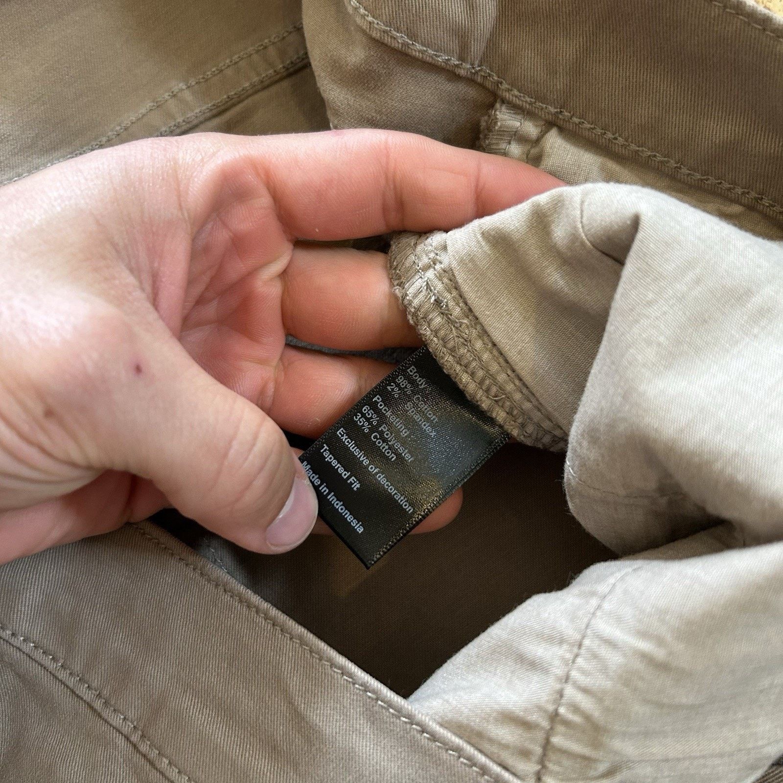 Flint And Tinder NEW 365 Tapered Fit Stretch Chino Pants 34x32 Size US 34 / EU 50 - 3 Thumbnail