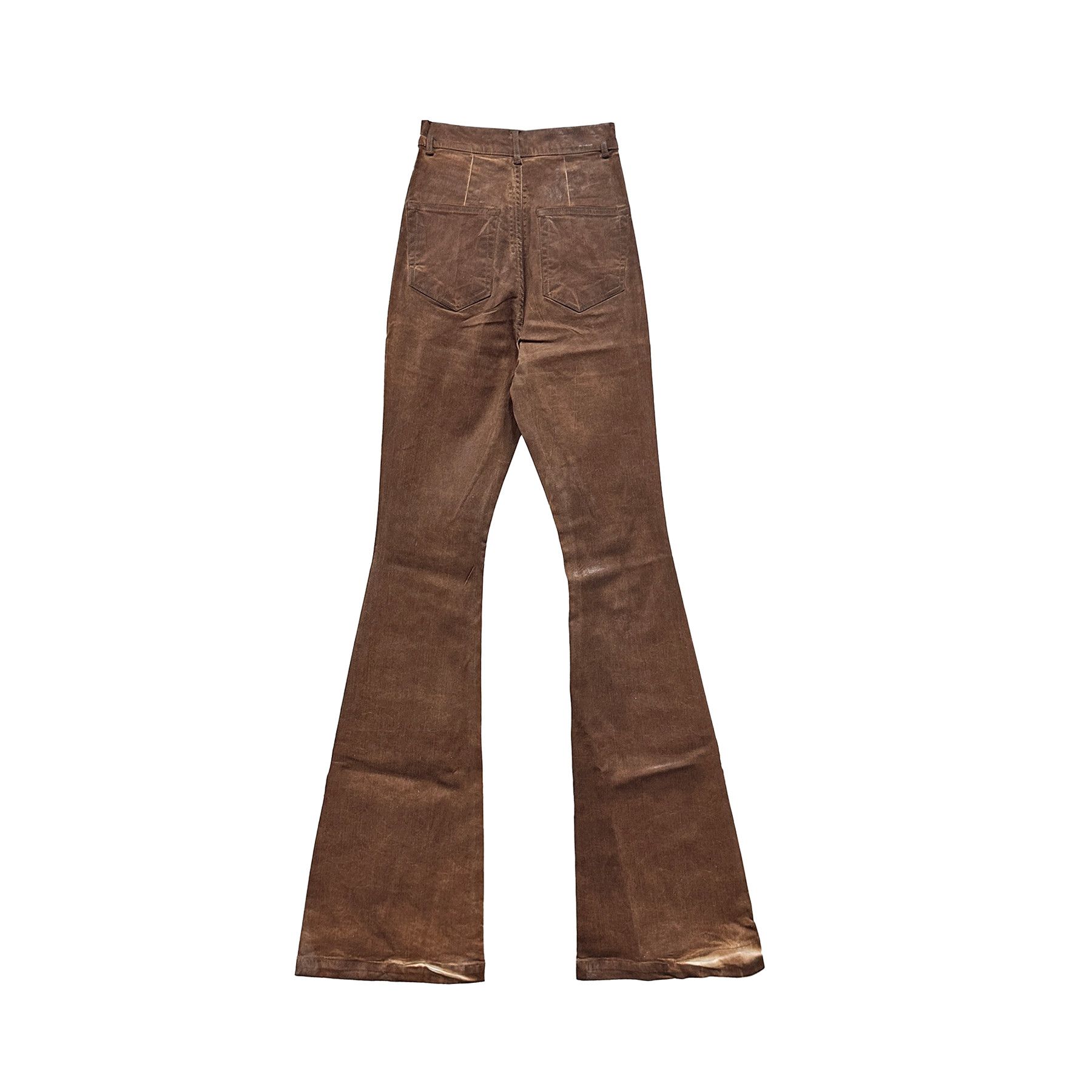 Rick Owens Drkshdw RICK OWENS DRKSHDW Bolan Bootcut Overdyed Foil Stretch Denim Size 25" / US 0 / IT 36 - 2 Thumbnail