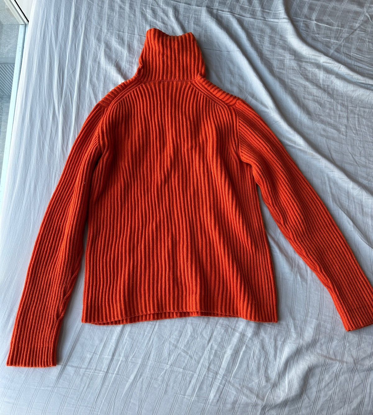Malo Malo Orange Cashmere Sweater Size US L / EU 52-54 / 3 - 1 Thumbnail