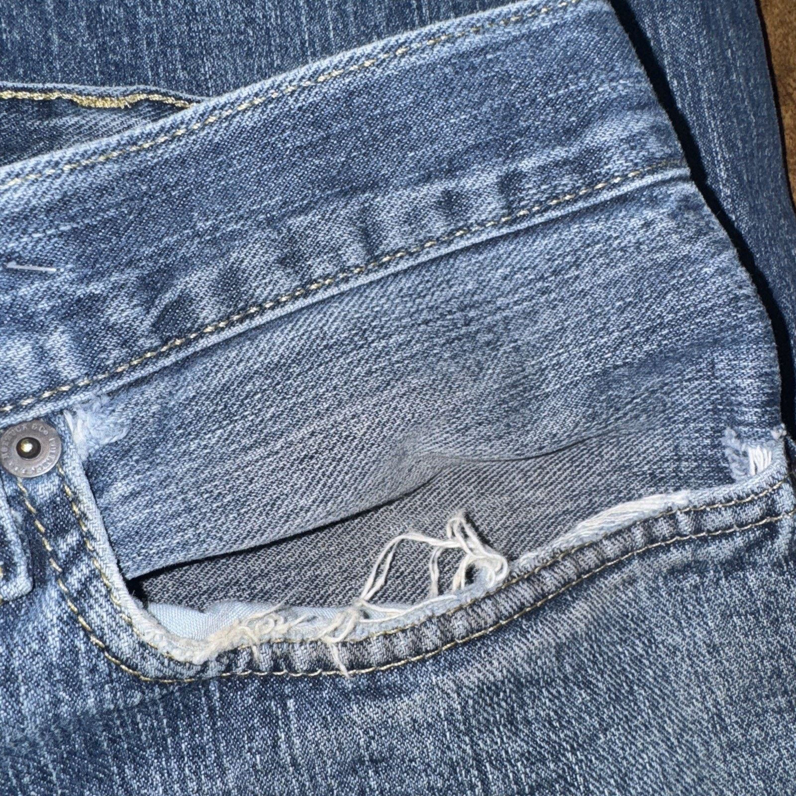 Sears × Vintage Roebuck And Co Slim Straight Denim Jeans 36x33 Size US 36 / EU 52 - 10 Thumbnail