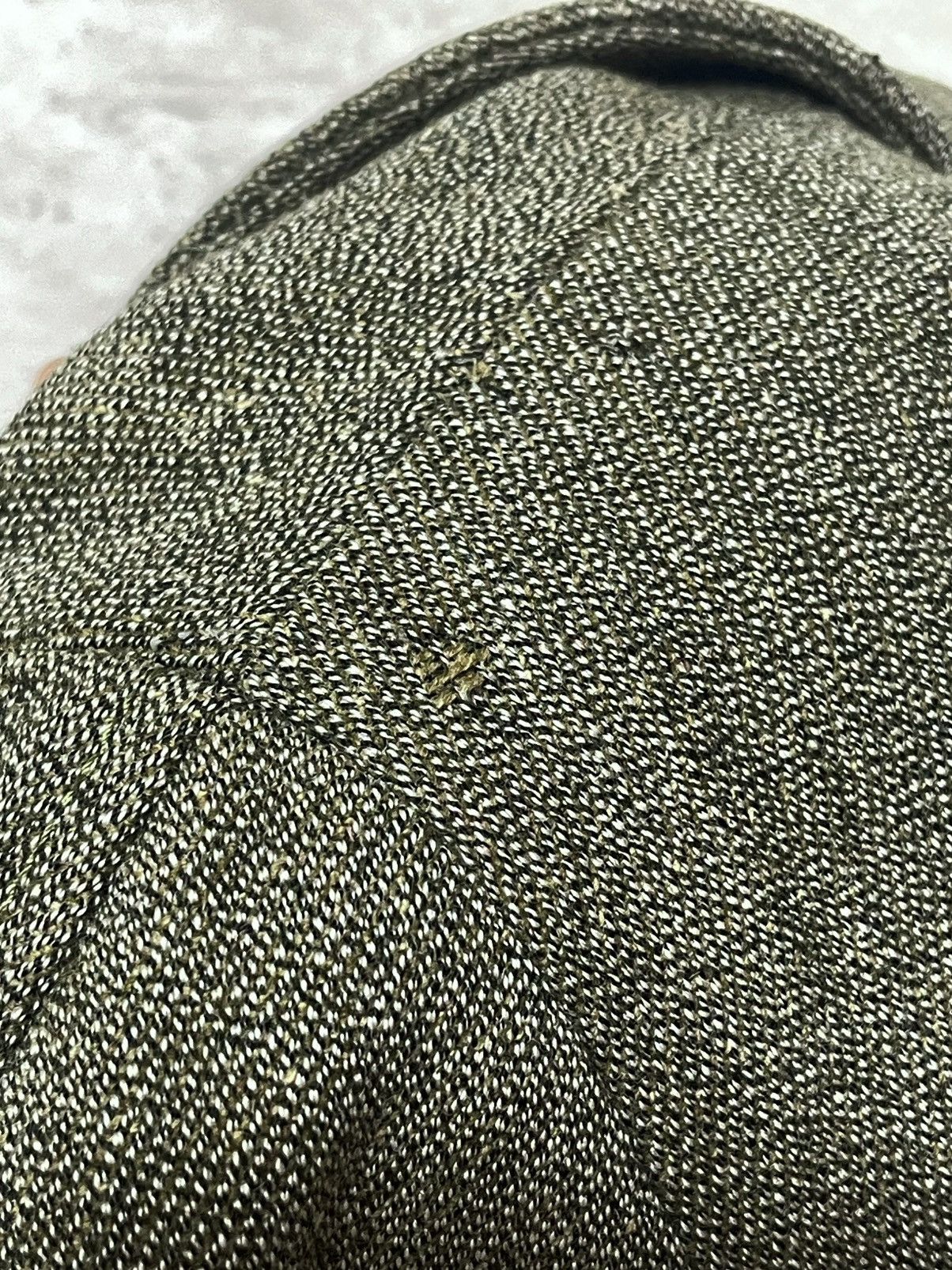 Hermes Sellier Paris Equestrian Riding Wool Tweed Blazer Jacket 80s Size L / US 10 / IT 46 - 17 Thumbnail