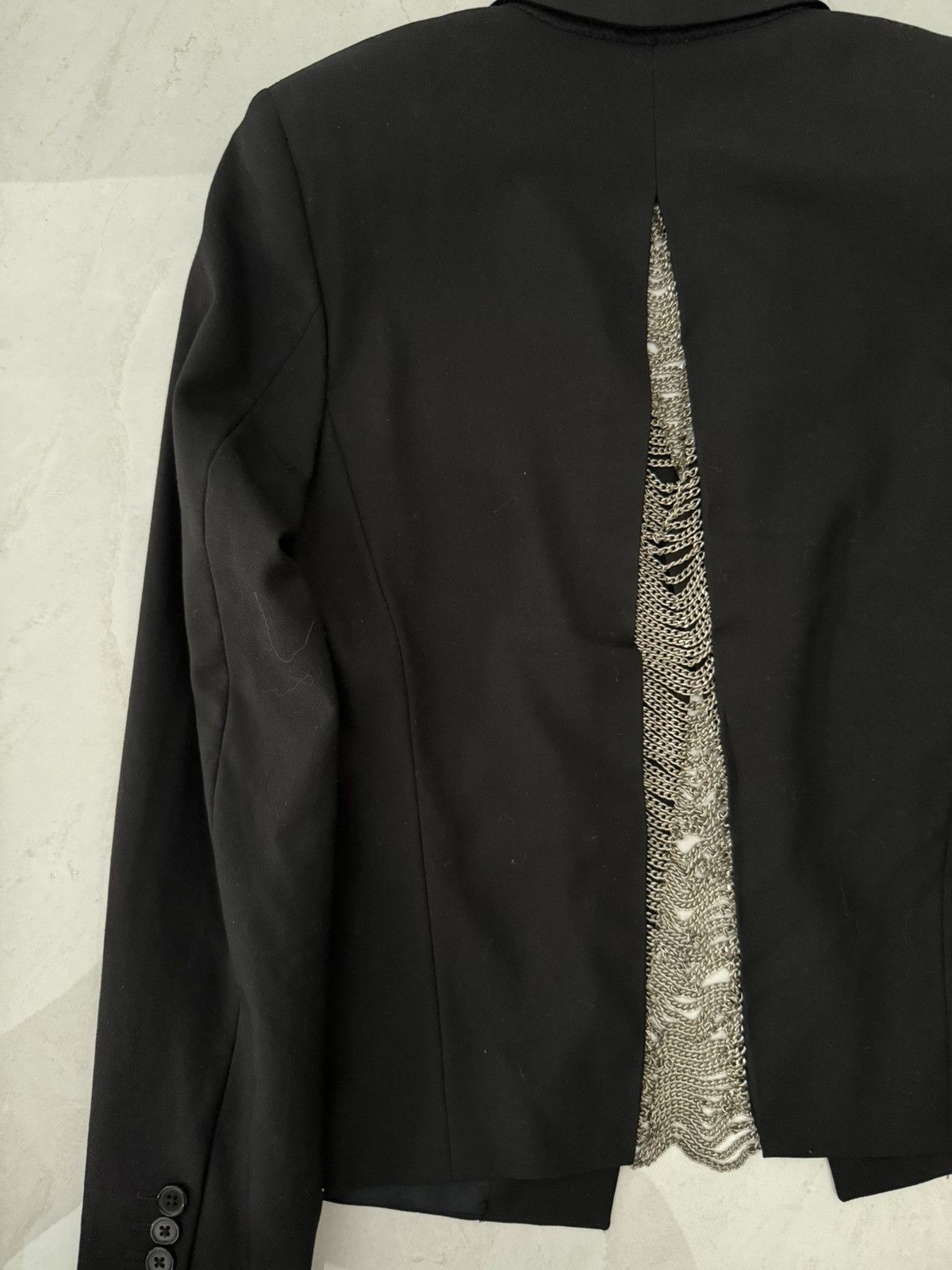 Saint Laurent Paris *RARE* Saint Laurent Paris SS14 Chain Blazer Size 48R - 3 Thumbnail
