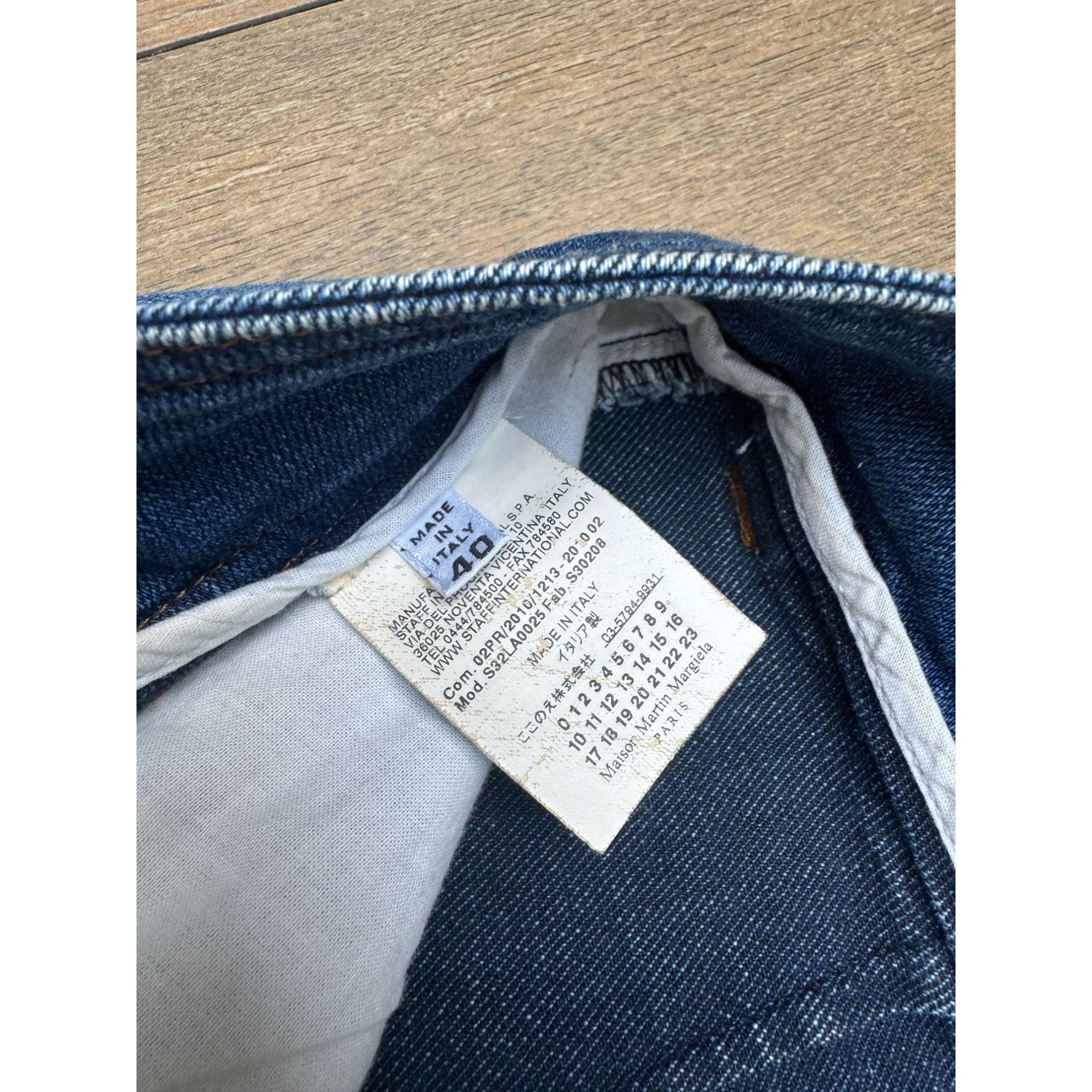 Maison Margiela Blue High Waist Denim Pants Size 27" / US 4 / IT 40 - 7 Thumbnail