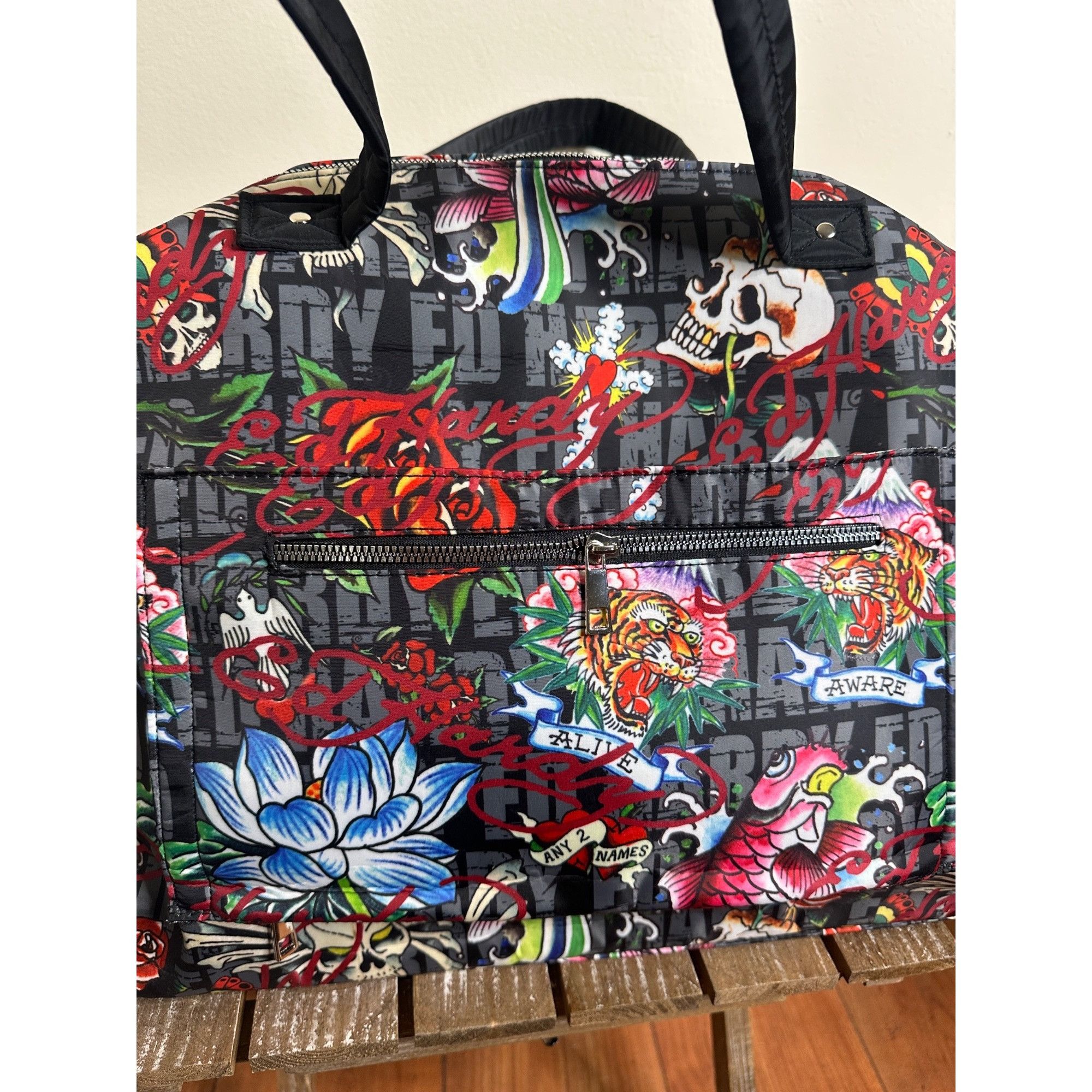 Ed Hardy Ed Hardy Duffel Bag Size ONE SIZE - 10 Thumbnail