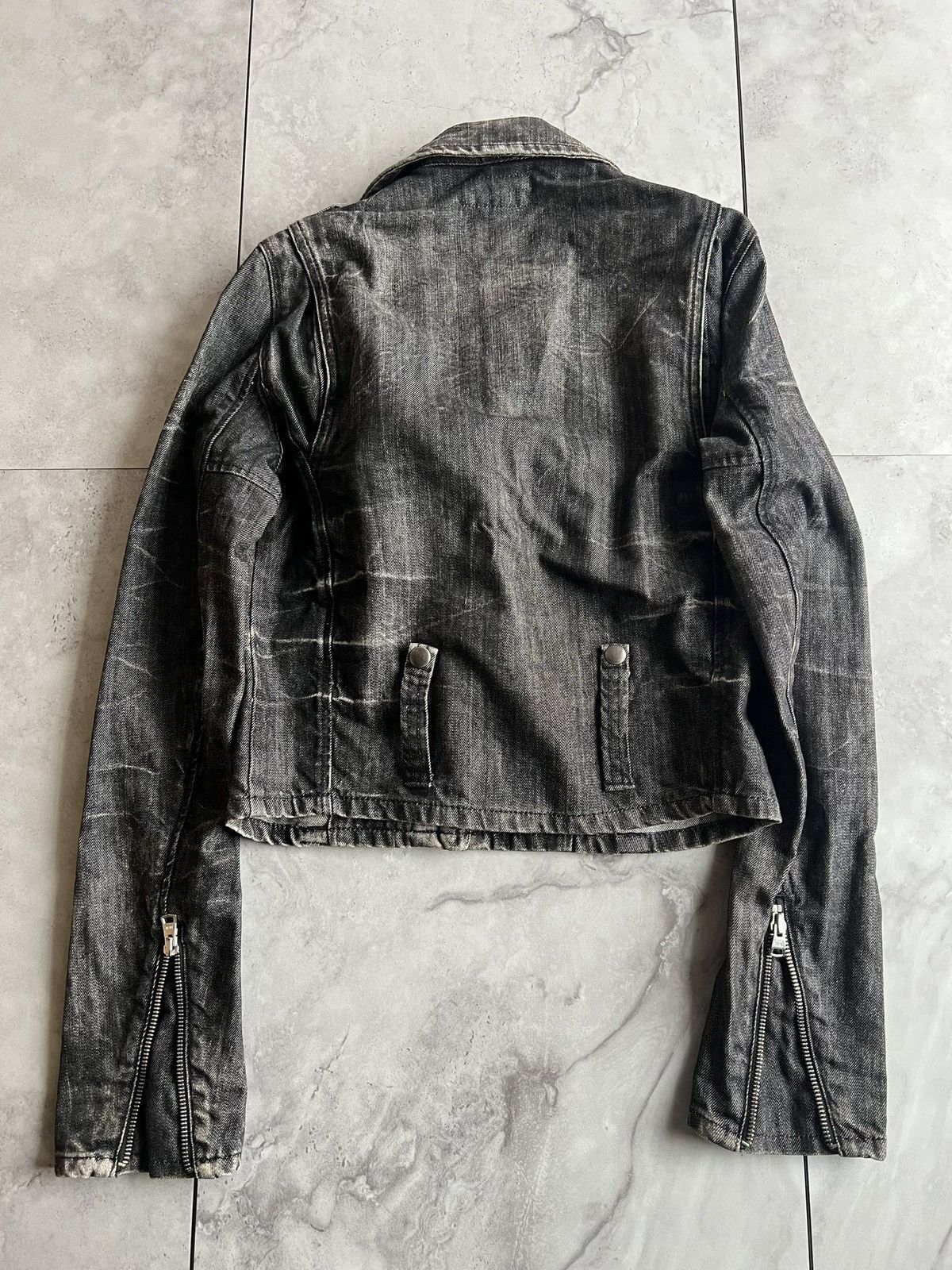 Ralph Lauren Ralph Lauren Denim & Supply Grey Denim Military Rider Jacket Size US S / EU 44-46 / 1 - 3 Thumbnail
