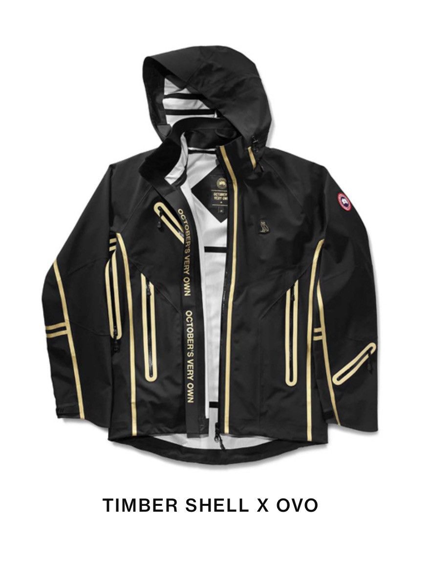 Canada Goose × Drake × October's Very Own 2017 CANADA GOOSE x OVO Timber Shell Jacket Size US XL / EU 56 / 4 - 12 Thumbnail
