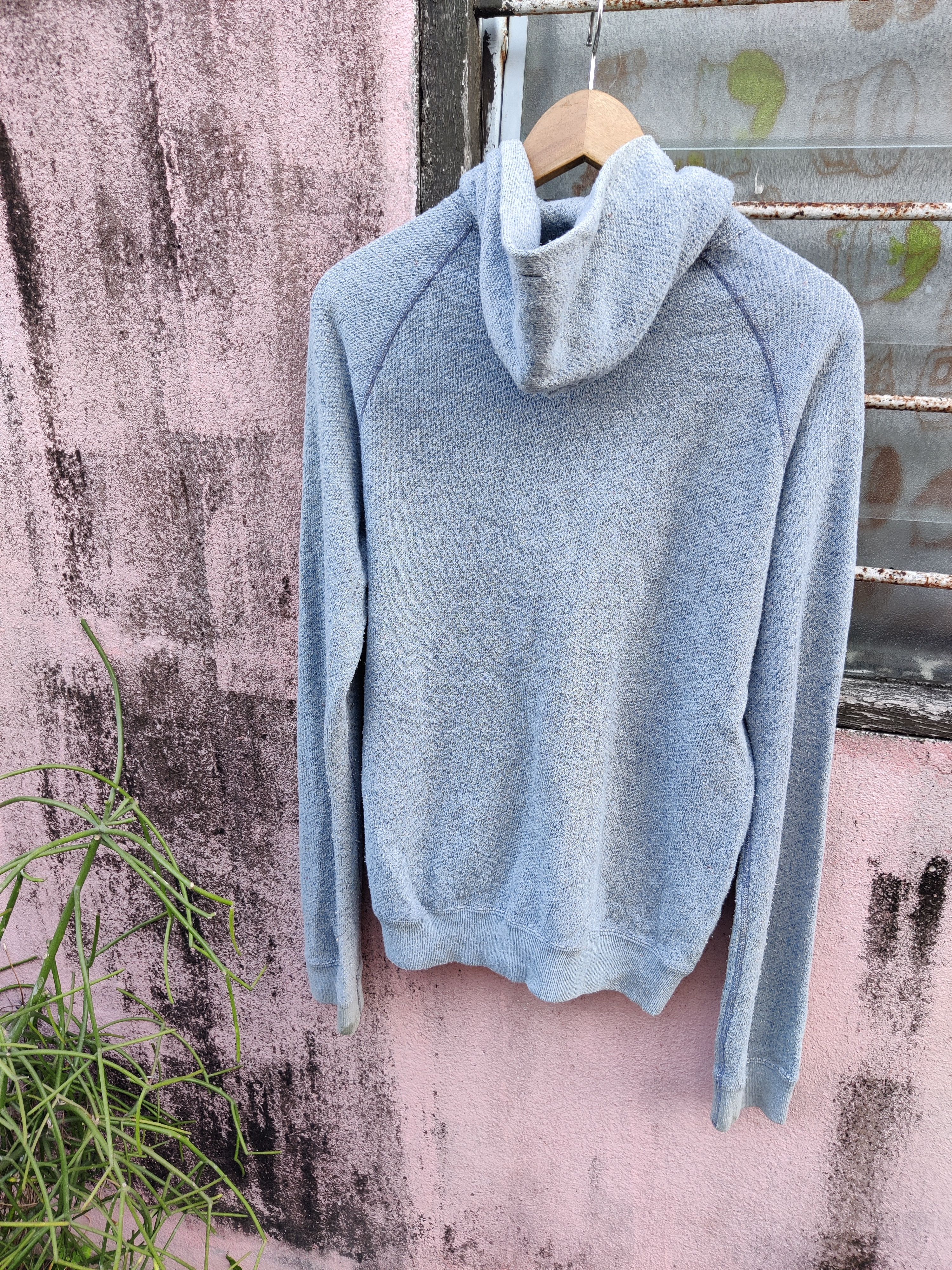 Blue Blue Japan 🔥Best Offer🔥 Vintage Blue Blue Japan Recycle Fiber Hoodie Size US M / EU 48-50 / 2 - 4 Thumbnail