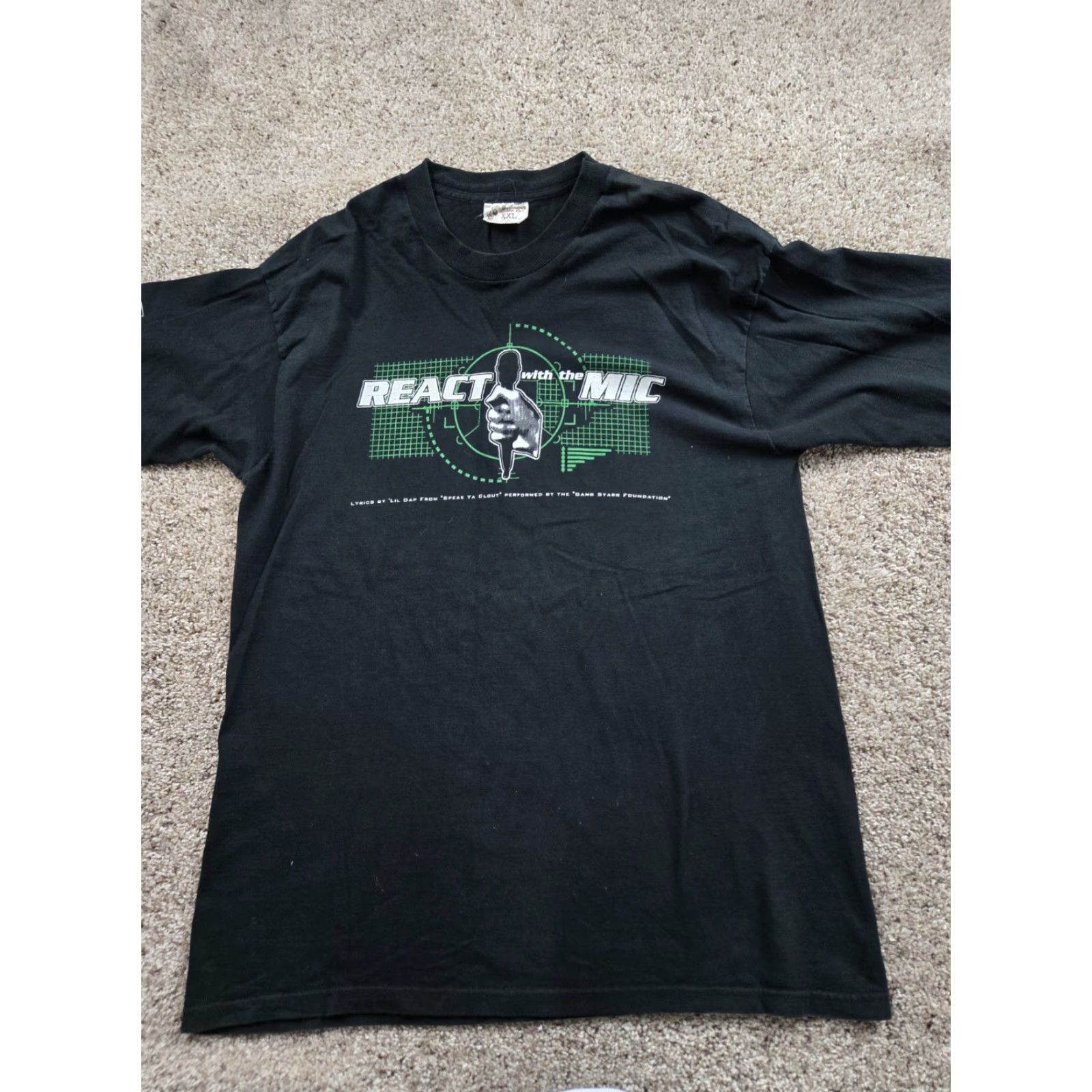 Vintage VINTAGE The Excursions Gang Starr Lil Dap Excursions T Shirt 2XL Mens Black Hip Hop 90s Y2K Size US XXL / EU 58 / 5 - 5 Thumbnail