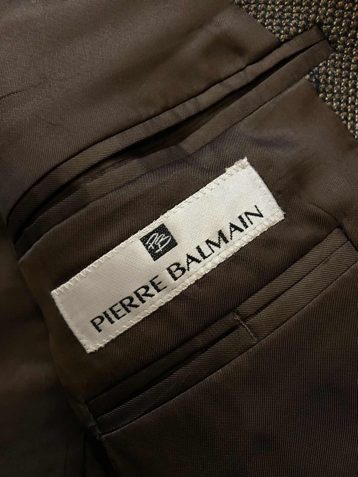 Balmain × Pierre Balmain Wool Blazer Pierre Balmain + spare buttons Size US L / EU 52-54 / 3 - 4 Thumbnail