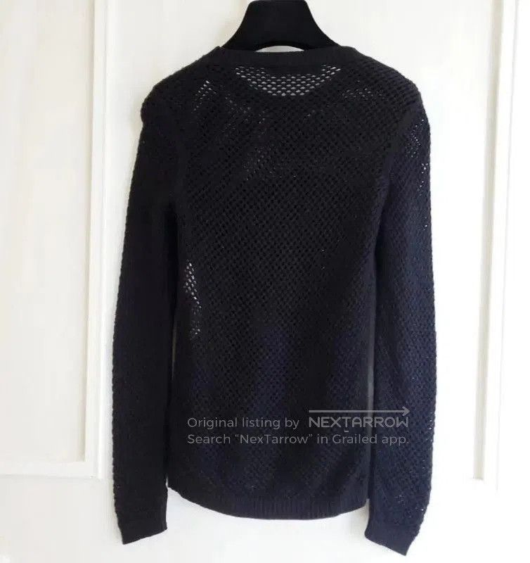 Dior Dior Black Cotton Embroidered Long Sleeve Top . Size XS / US 0-2 / IT 36-38 - 5 Thumbnail