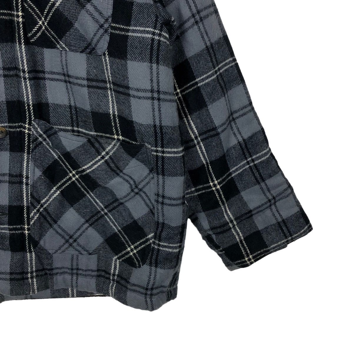 Flannel 🔥90s Flannel Jacket Tartan Design GqFord Japan Issey Miyake Size US L / EU 52-54 / 3 - 5 Thumbnail