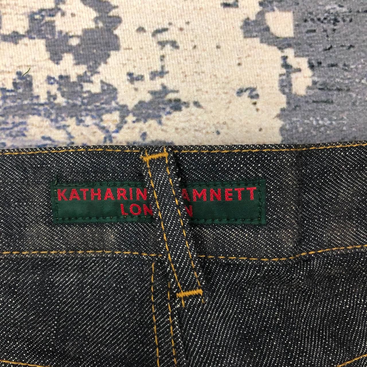Katharine Hamnett London P143 KATHERINE HAMNETT FLARED DENIM Size US 31 - 5 Thumbnail