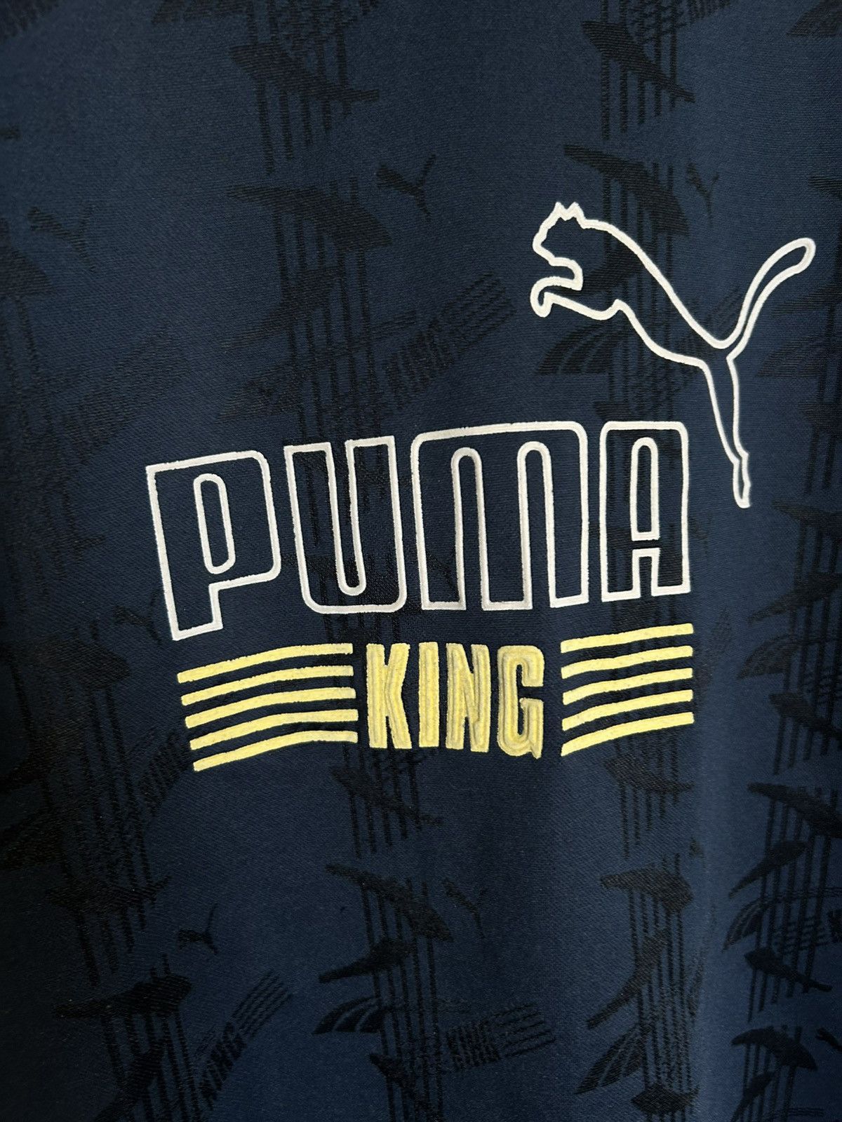 Puma Vintage Puma King Blokecore Navy Soccer Football Jersey tee Size US L / EU 52-54 / 3 - 4 Thumbnail