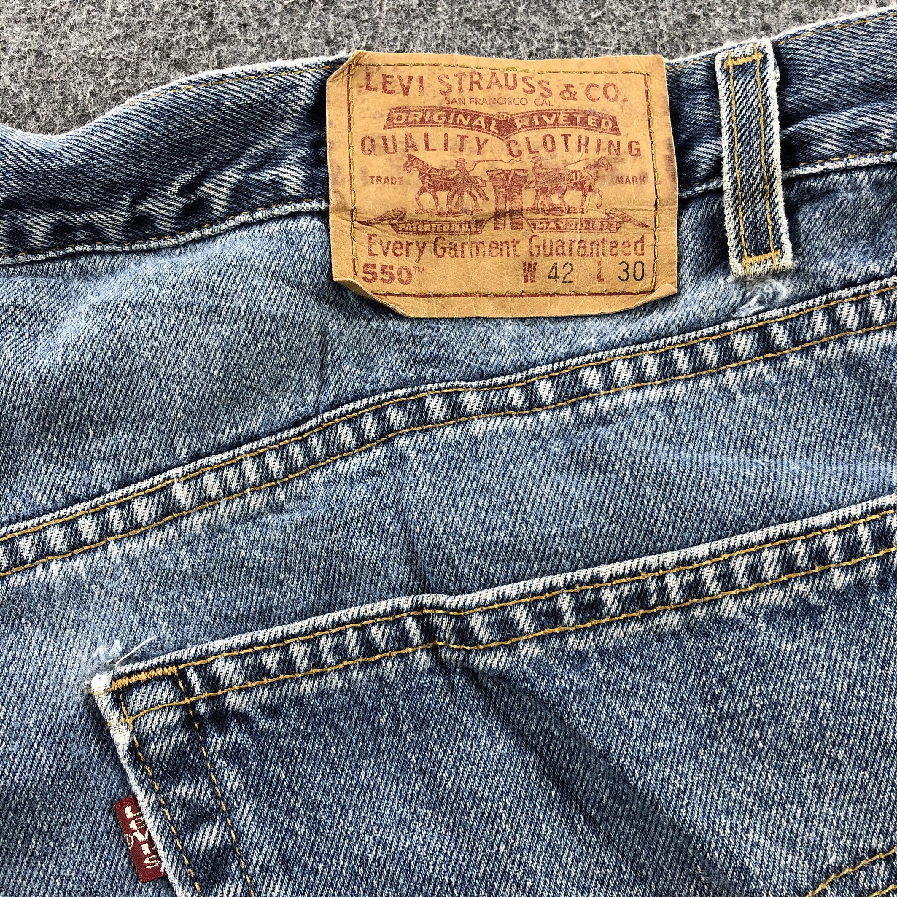 Levi's 90s Vintage Levis 550 Jeans- J1339 Size US 42 / EU 58 - 5 Thumbnail