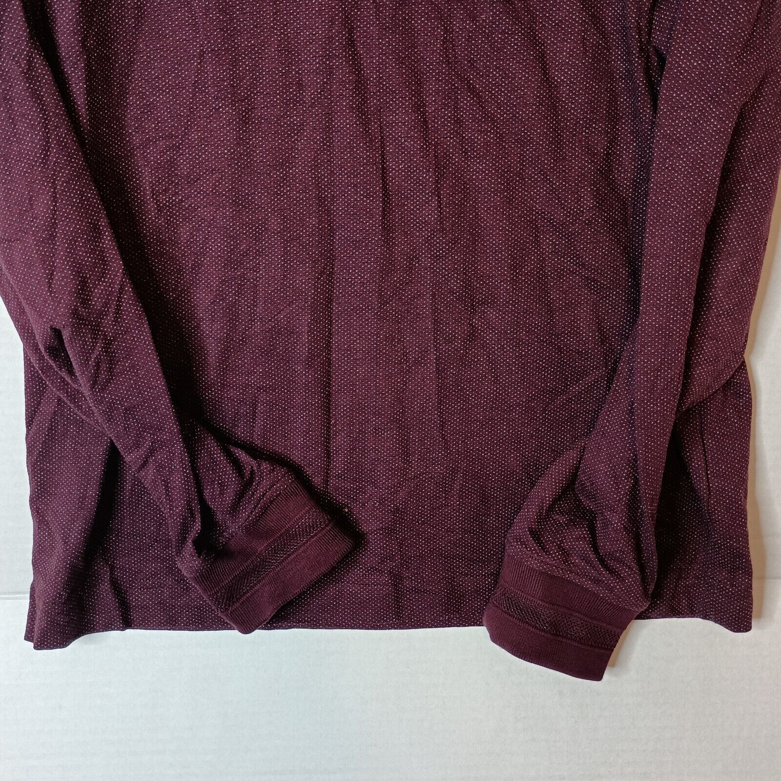 Robert Graham Robert Graham 1/4 Zip Pullover Men's M Berry Classic Fit Size US M / EU 48-50 / 2 - 2 Thumbnail