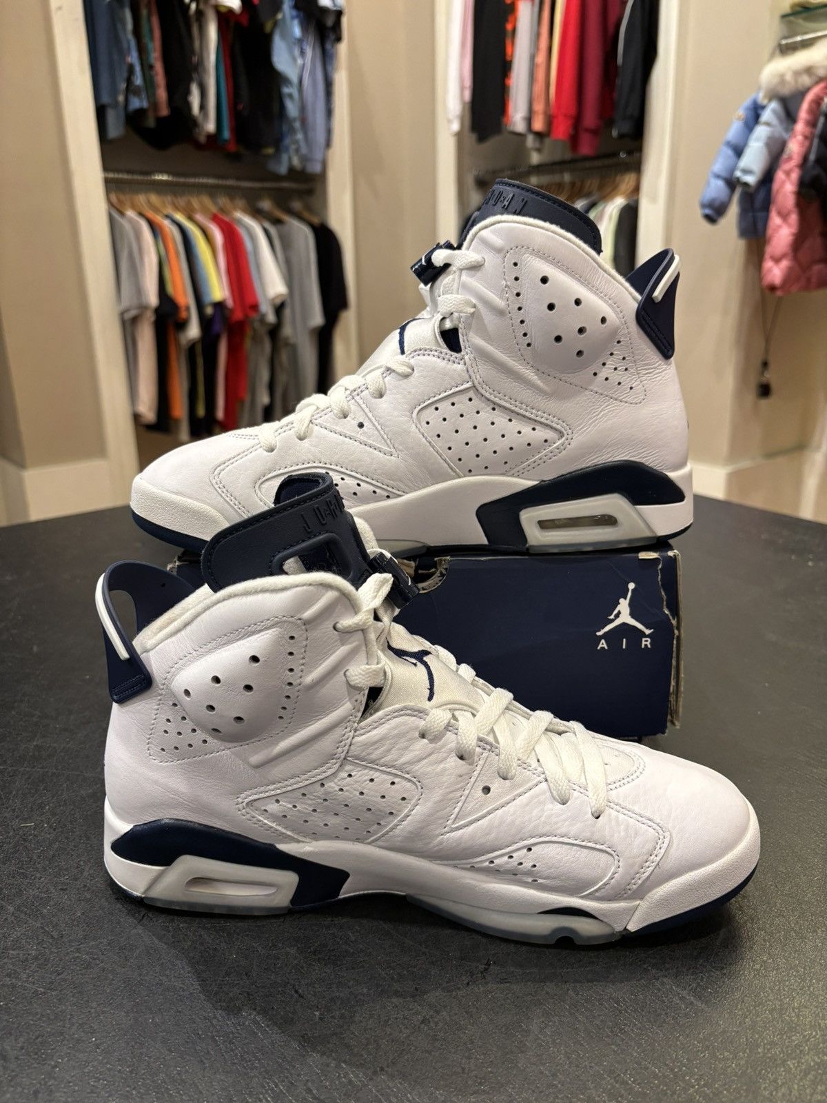 Jordan Brand Jordan 6 Retro ‘Midnight Navy’ Size US 9 / EU 42 - 2 Thumbnail