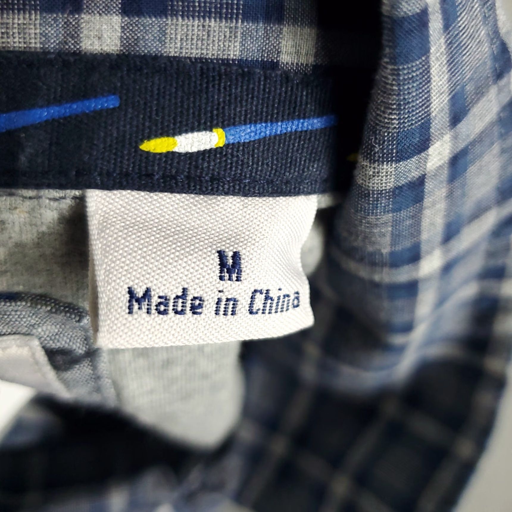 Original Penguin Original Penguin Shirt Mens Medium Blue Plaid Long Sleeve Button-Up Casual Size US M / EU 48-50 / 2 - 8 Thumbnail