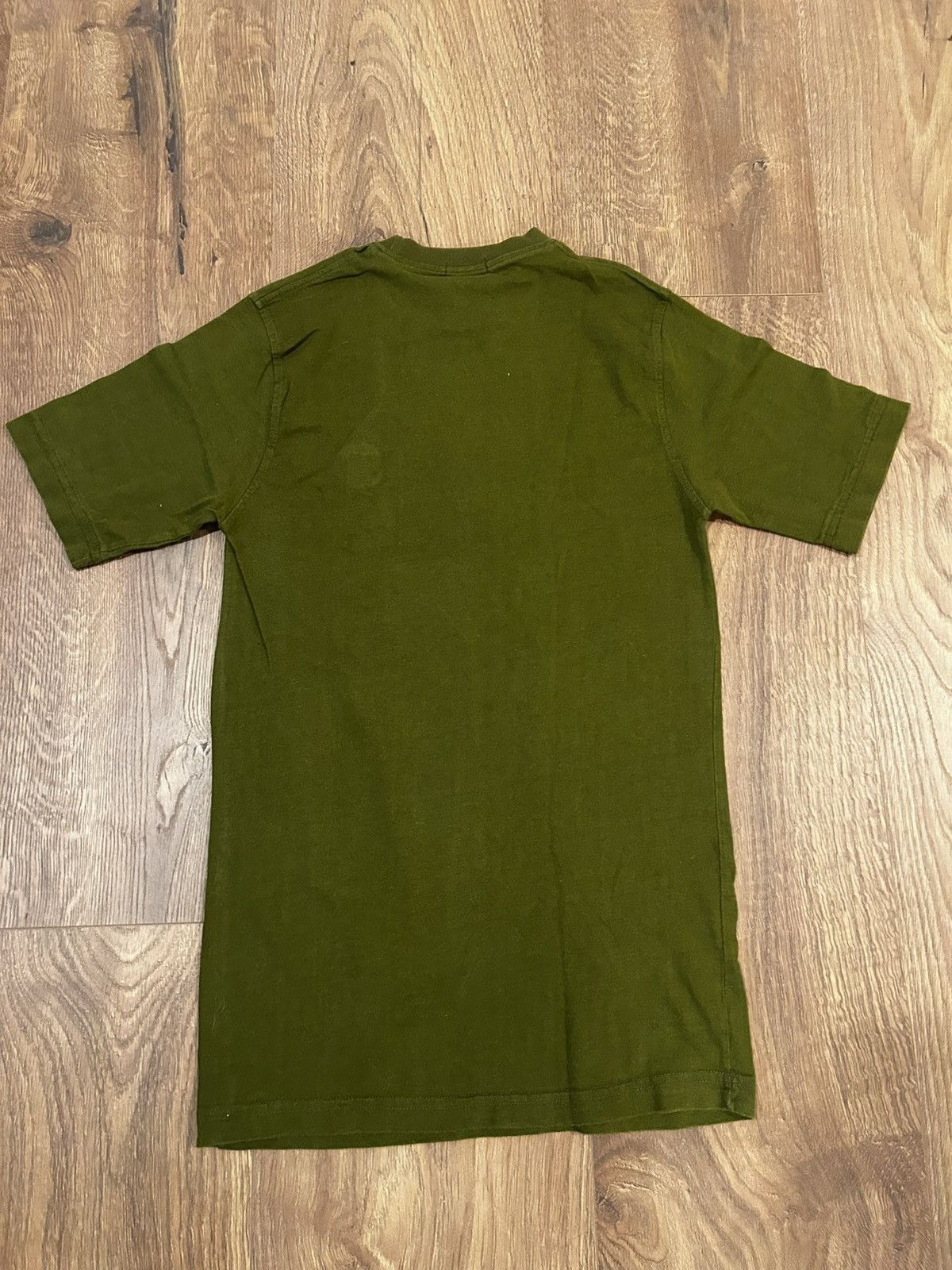 Stussy Stussy green tee with embroidered logo Size US S / EU 44-46 / 1 - 4 Thumbnail