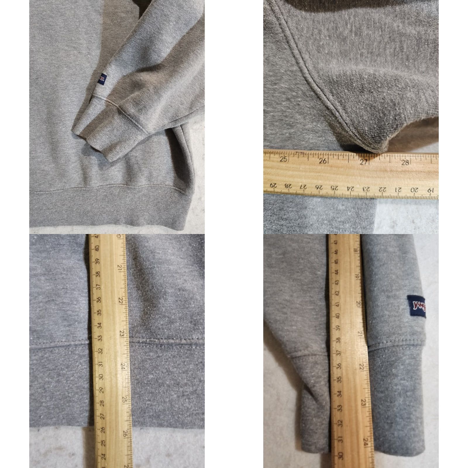 Jansport Jansport Wayne State University Gray 1/4 Zip Pullover Sweatshirt Adult XXL Regular Size Gray Logo College Men Men Clothing Size US XXL / EU 58 / 5 - 9 Thumbnail