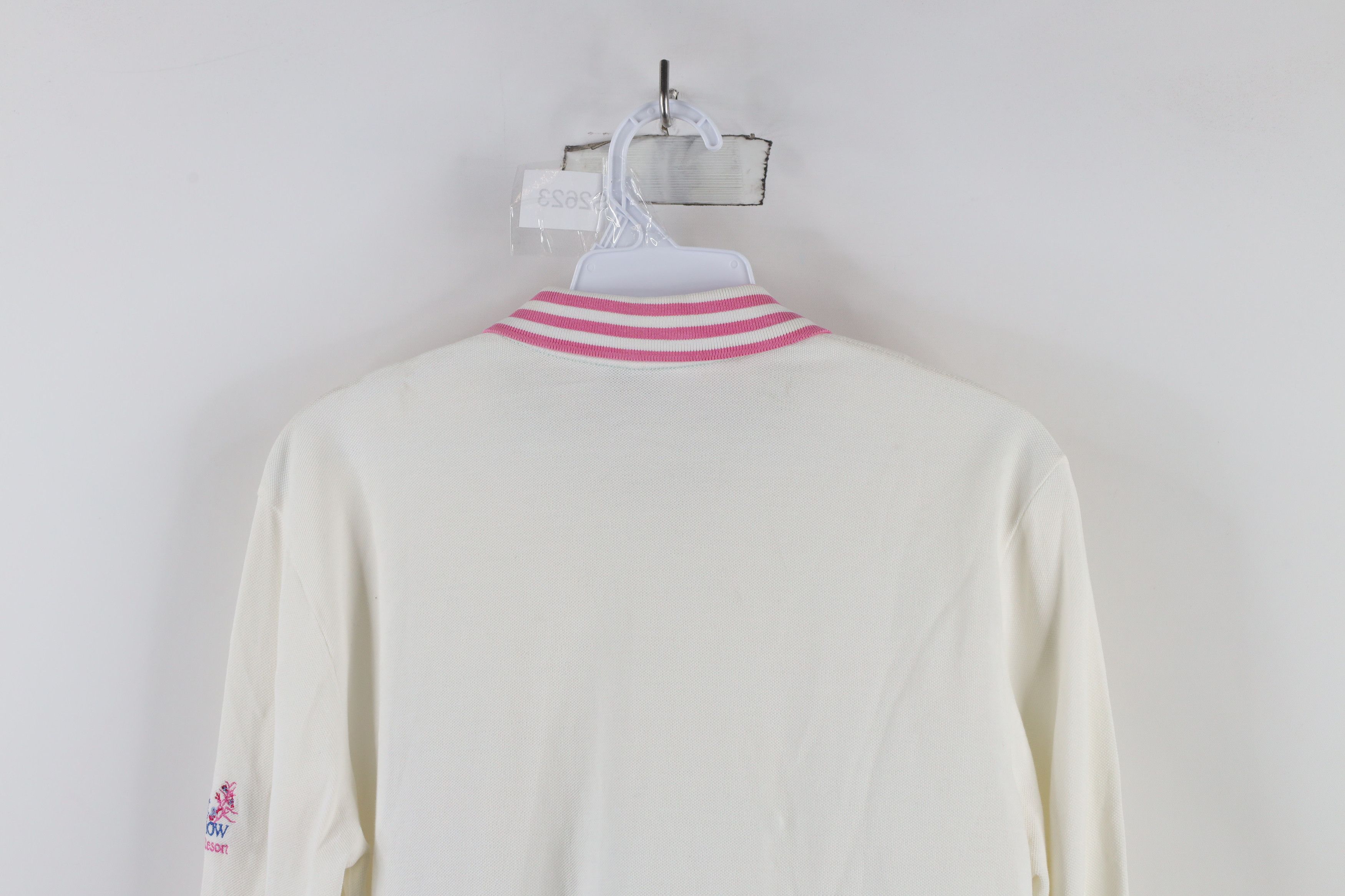 Ralph Lauren × Vintage Ralph Lauren Golf Knit Half Zip Long Sleeve Polo Shirt Size M / US 6-8 / IT 42-44 - 12 Thumbnail