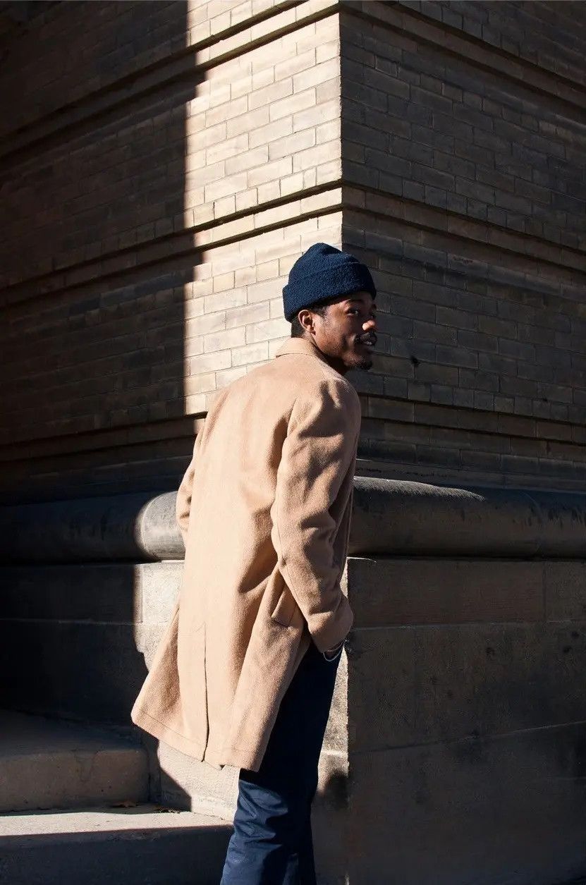 Norse Projects Norse Projects Sundsval Mohair Camel Overcoat Size US L / EU 52-54 / 3 - 17 Thumbnail