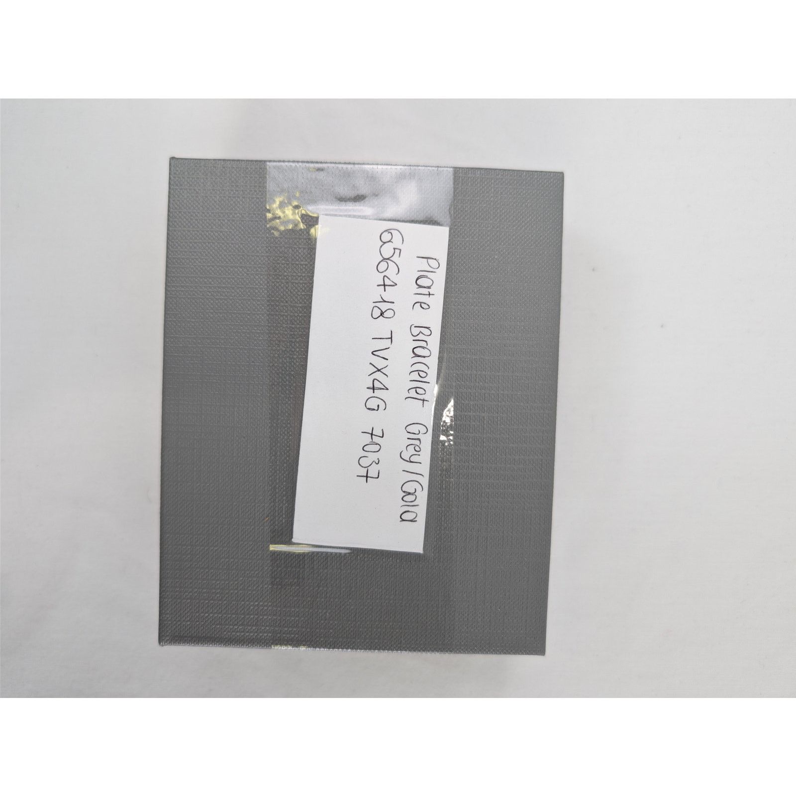 Balenciaga o1rshd1 Q:2 / Size: OS / Plate Bracelet in Grey/Gold Size ONE SIZE - 8 Thumbnail