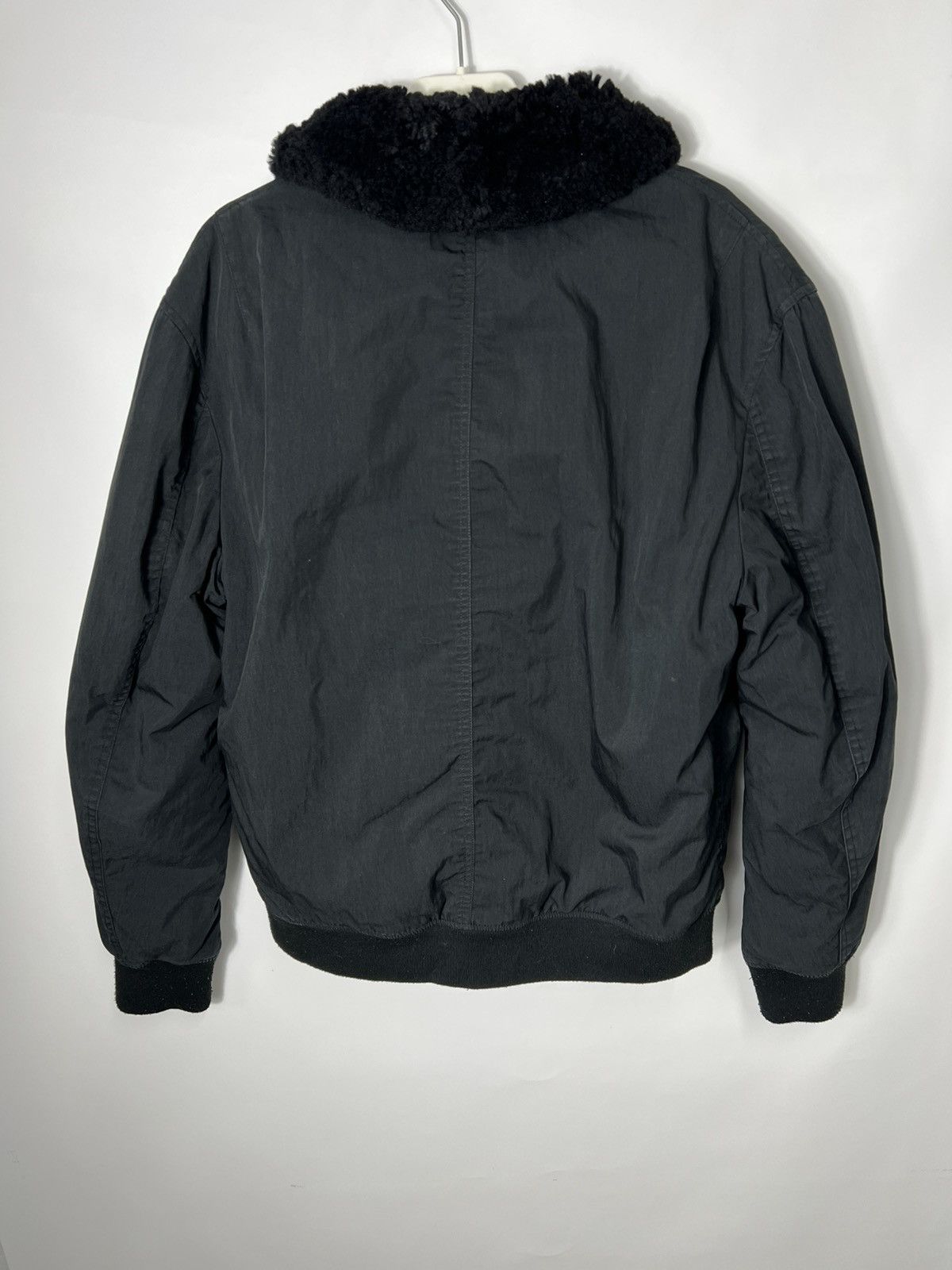Allsaints Vintage streetwear designer Allsaints Faux Fur Bomber Jacket Size US M / EU 48-50 / 2 - 9 Thumbnail