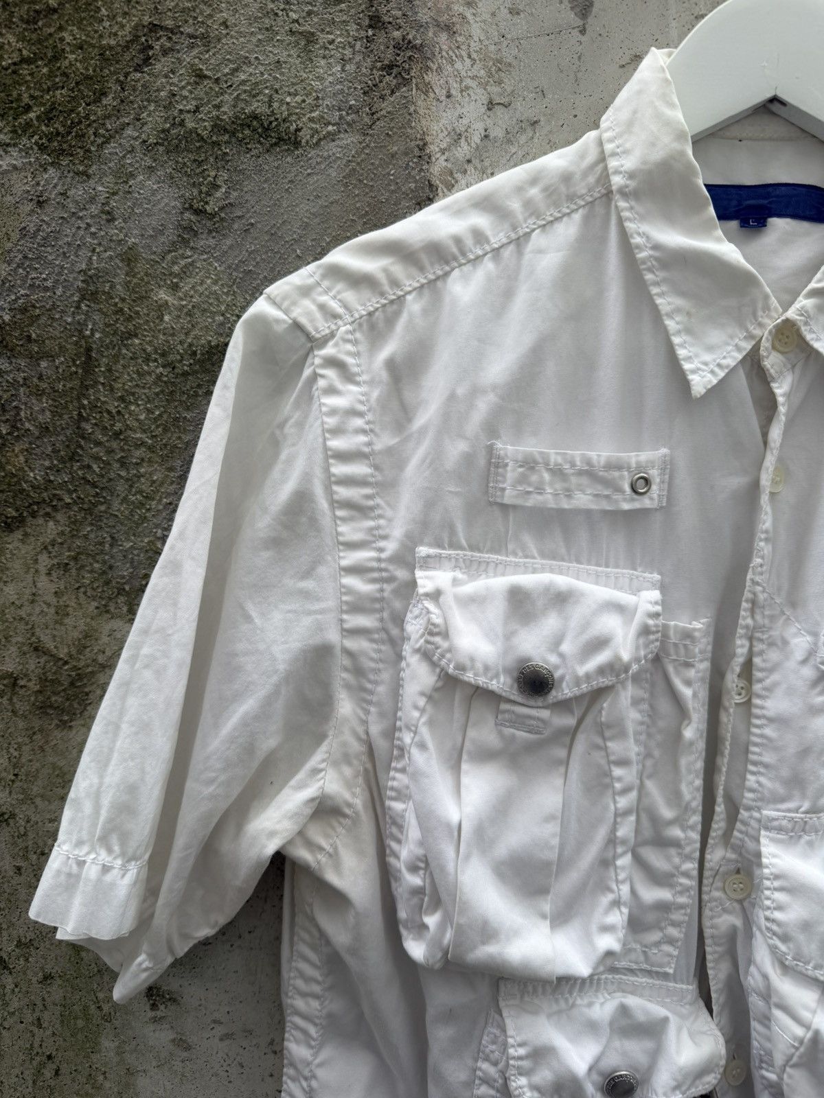 Junya Watanabe SS2005 Junya Watanabe Cotton Fisherman Cargo Shirt Size US L / EU 52-54 / 3 - 3 Thumbnail