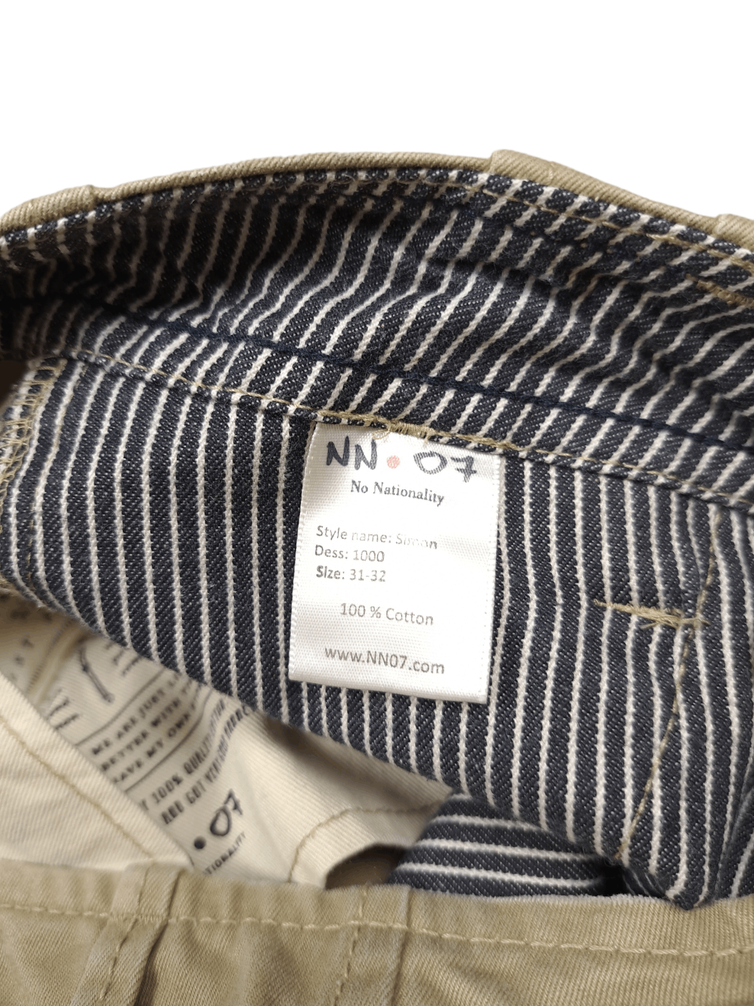 Designer × NN07 💎 NN07 Simon 31/32 Tapered Beige Trousers Size US 31 - 6 Thumbnail