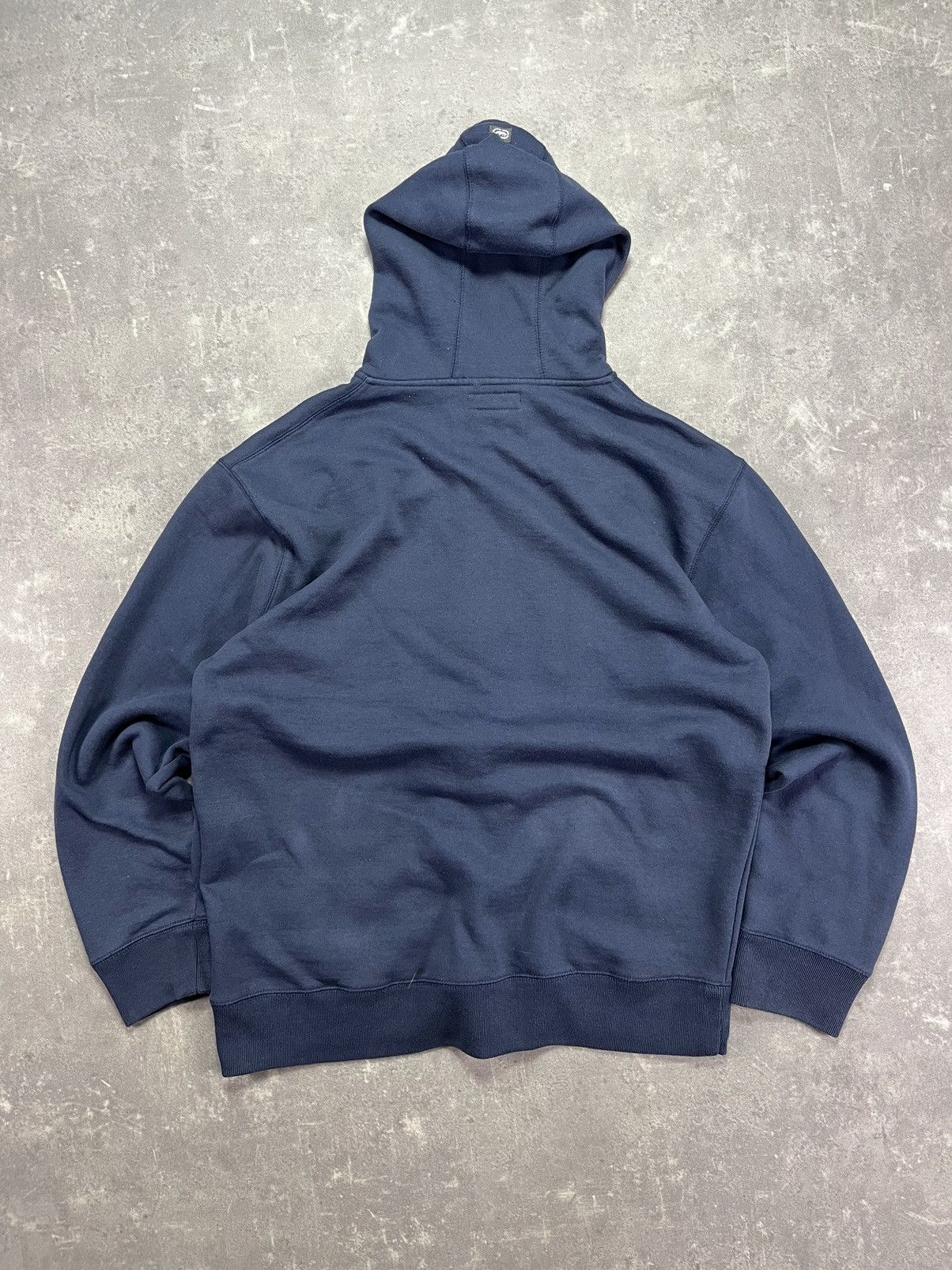 Ecko Unltd. Ecko Unltd. Dark Blue Big Logo Baggy Zip Hoodie XL Size US XL / EU 56 / 4 - 2 Thumbnail