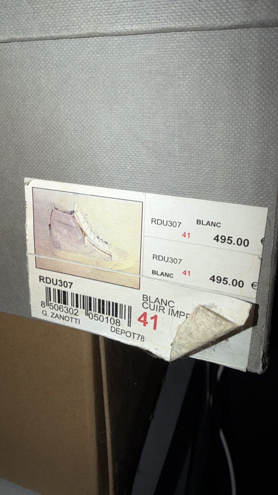 Giuseppe Zanotti giuseppe zanotti high top crocodile leather sneakers Size US 8 / EU 41 - 6 Thumbnail