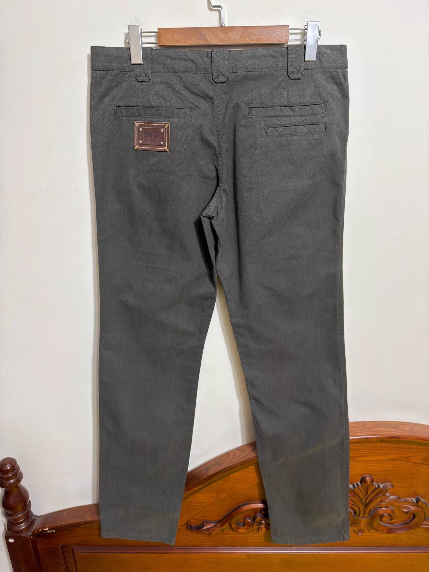 Dolce & Gabbana Dolce&Gabbana Slim Fit Cargo Pants Olive Green 50 Size US 34 / EU 50 - 2 Thumbnail