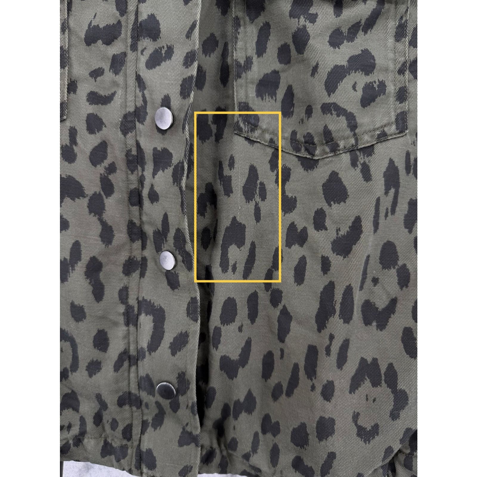 Rails Rails Collins GreenLeopard Zippered Lightweight Jacket Size M / US 6-8 / IT 42-44 - 3 Thumbnail