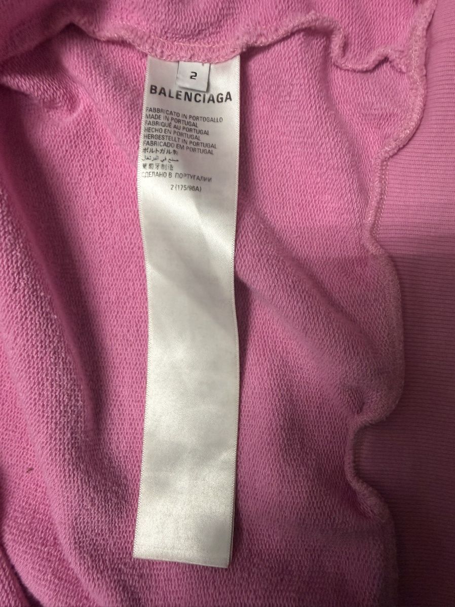 Balenciaga AW22 Balenciaga Pink Polo Hoodie size 2 Size US M / EU 48-50 / 2 - 11 Thumbnail