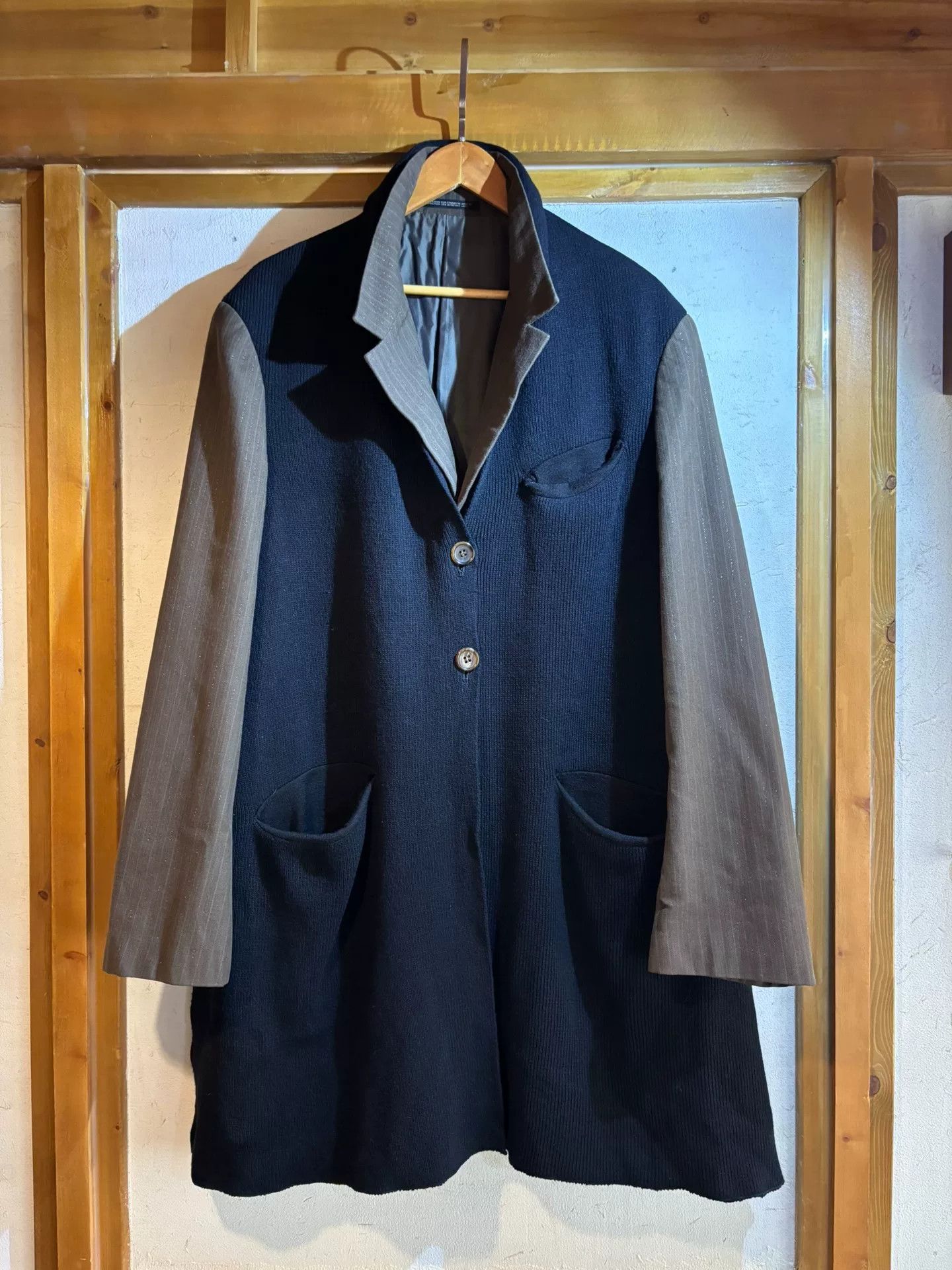 Yohji Yamamoto Yohji Yamamoto 96AW Double-Layer Trench Coat Size US M / EU 48-50 / 2 - 1 Thumbnail