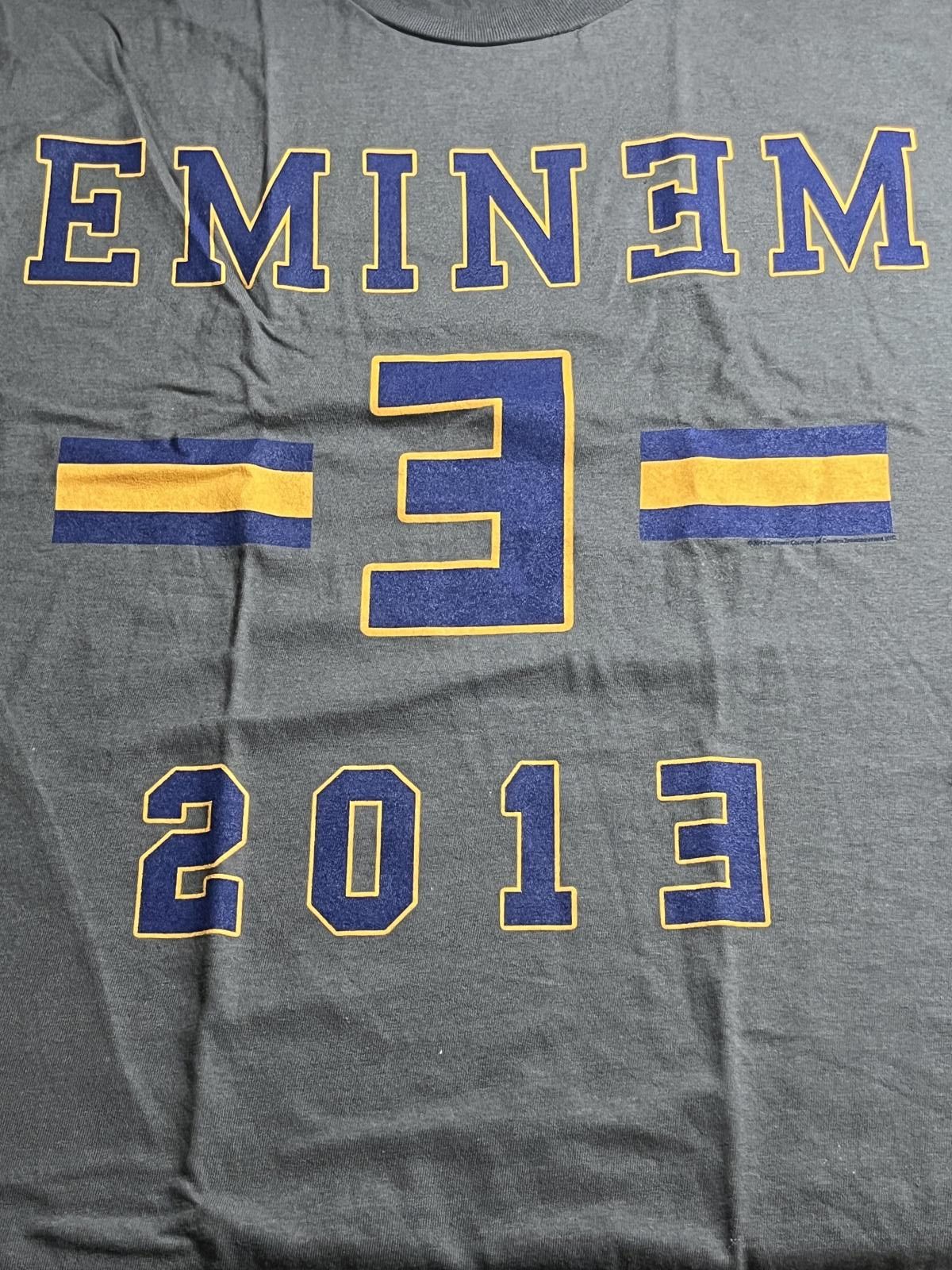 Designer Eminem Merch - T-shirt Jersey E 2013 Logo Shirt - L Size US L / EU 52-54 / 3 - 3 Thumbnail