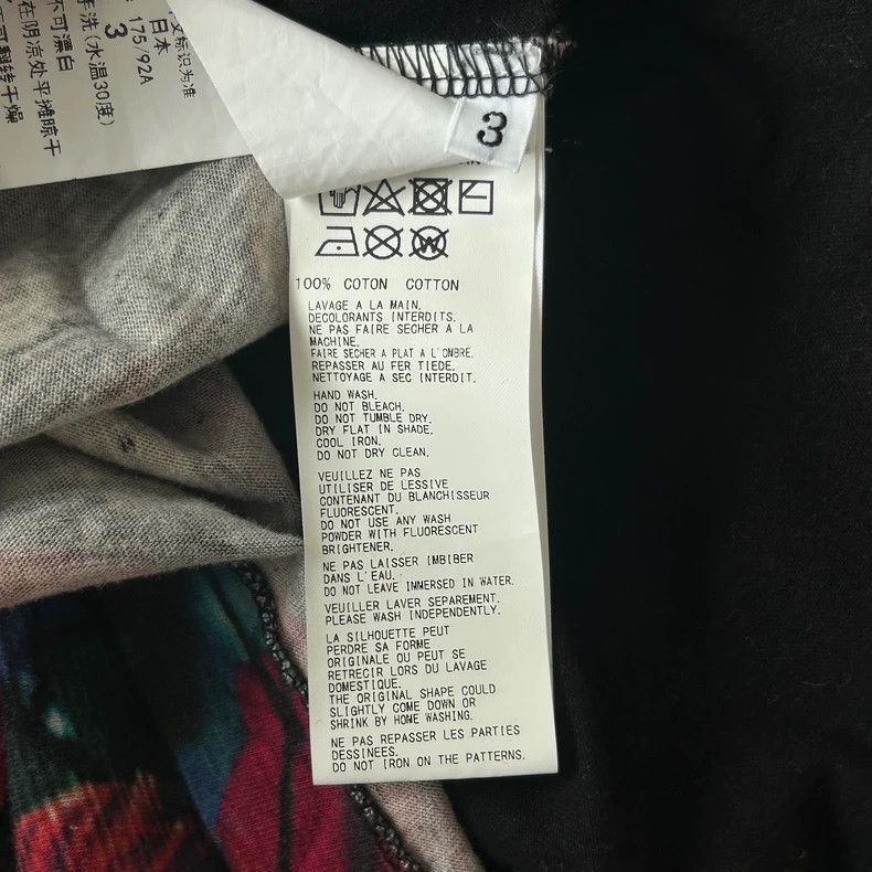 Yohji Yamamoto Yohji Yamamoto Yohji Yamamoto Long Sleeve Floral T-Shirt Size US L / EU 52-54 / 3 - 6 Thumbnail