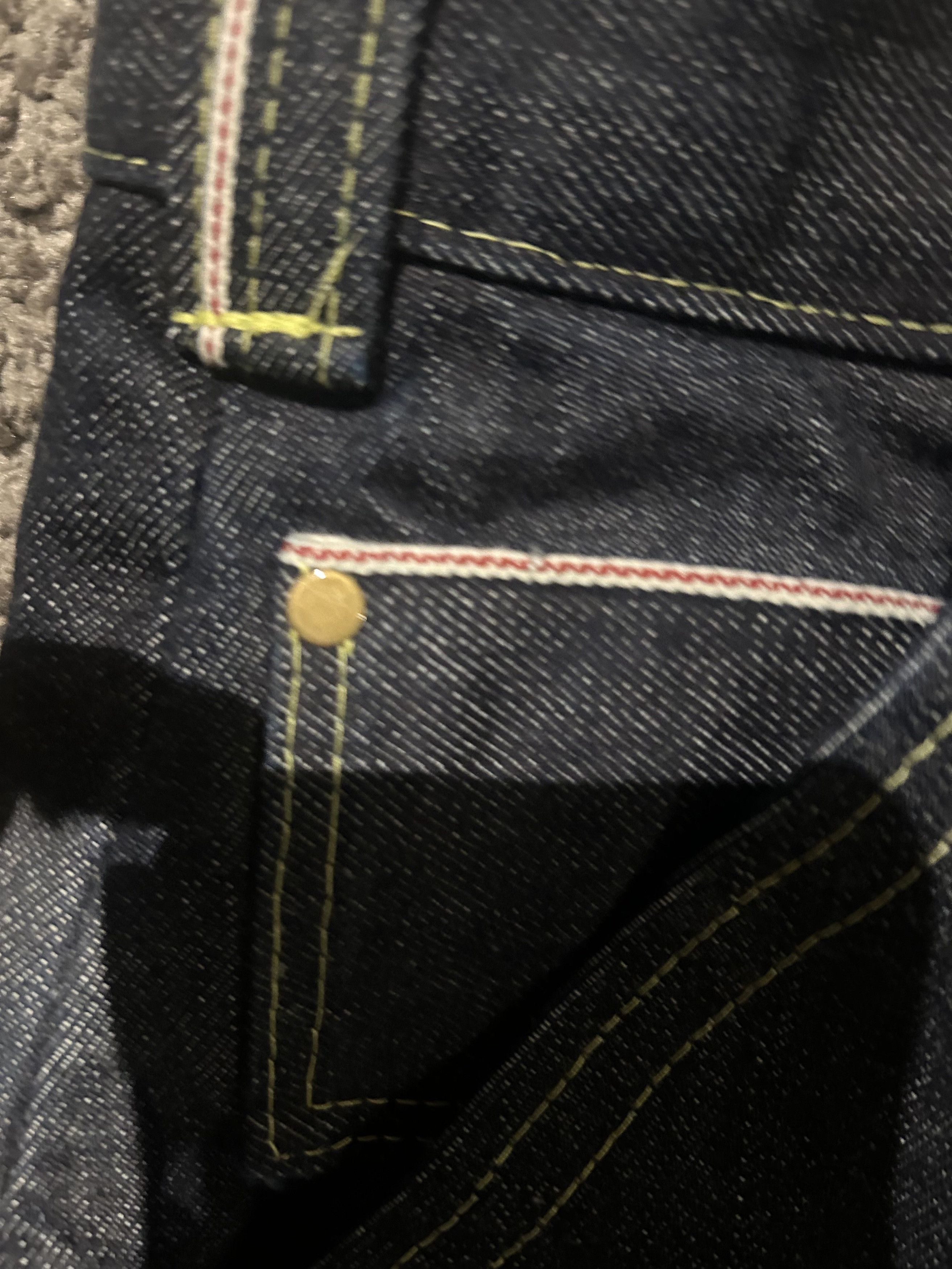 Other 16oz selvedge denim jeans hand made by me Size US 31 - 4 Thumbnail