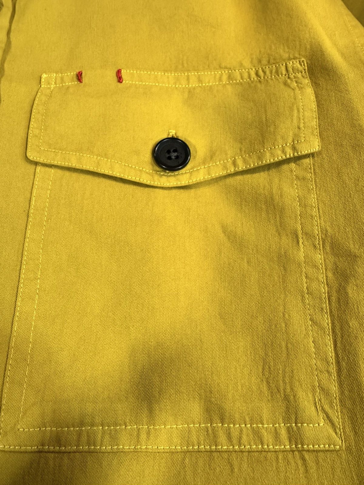 Isaia Napolii Isaia Napoli Natural Cashmere Four Pocket Gold Overshirt Size US L / EU 52-54 / 3 - 7 Thumbnail