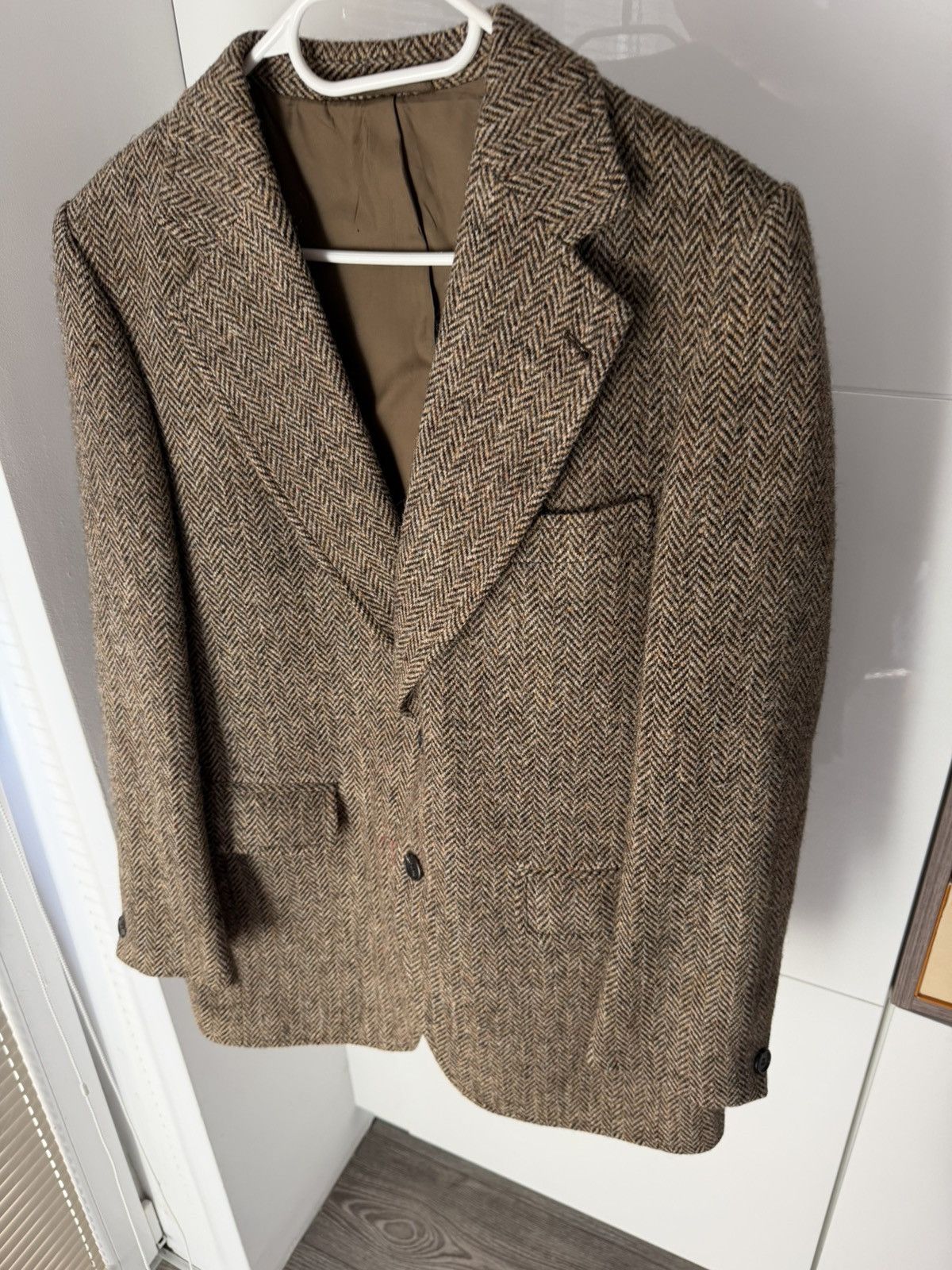 Harris Tweed ‼️Vintage Harris Tweed Scottish First EDT Wool Blazer Size 42S - 2 Thumbnail