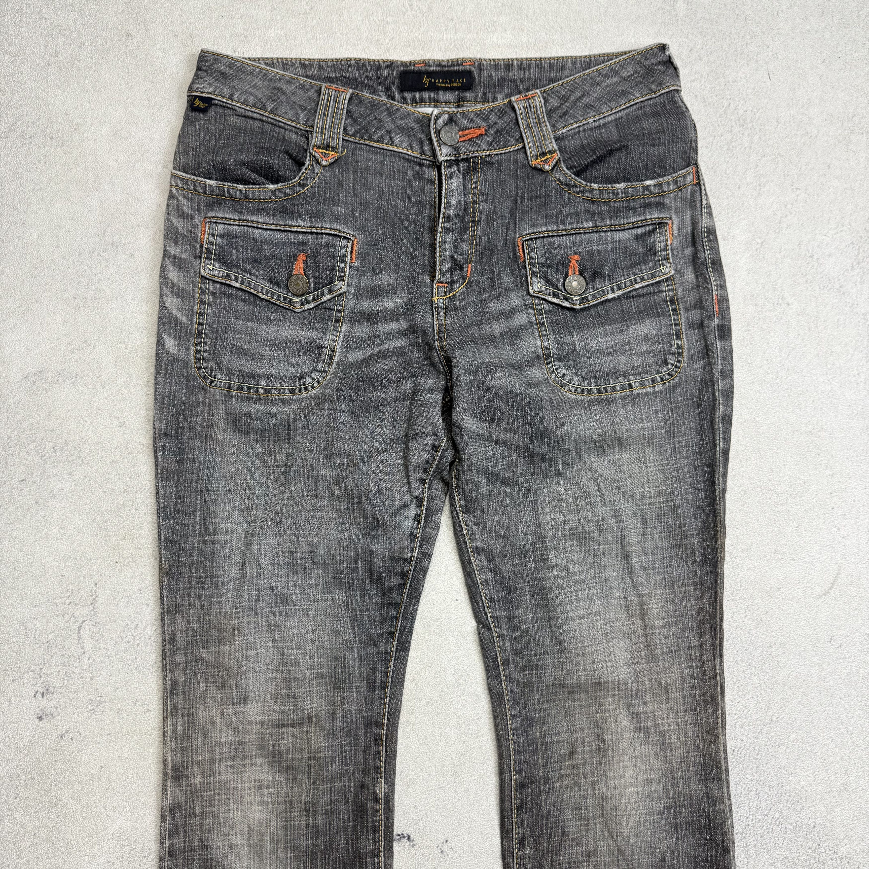 Vintage Bobson Happy Face Flare Jeans Size US 30 / EU 46 - 4 Thumbnail