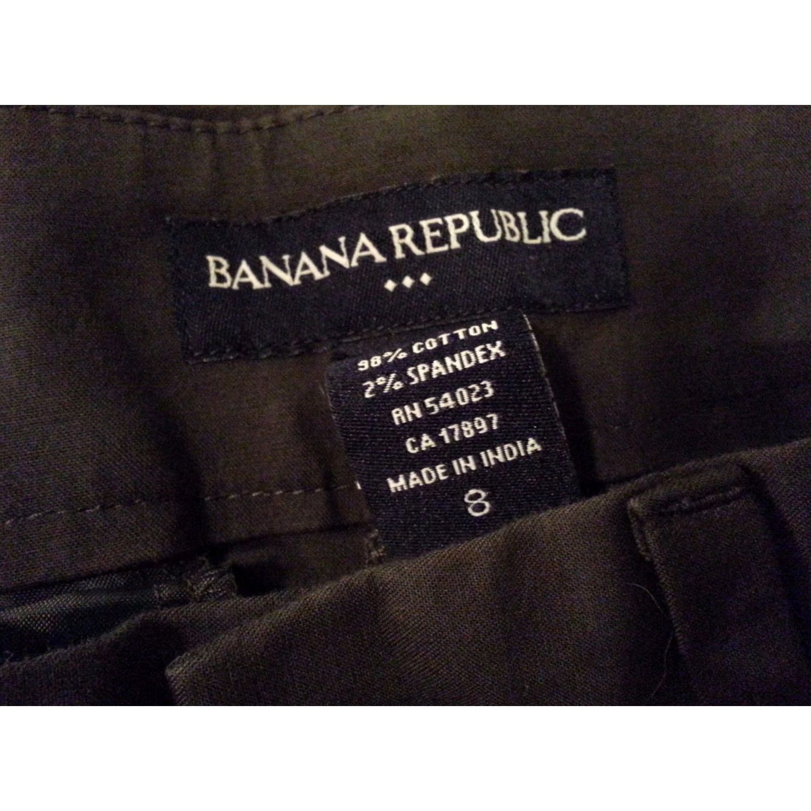 Banana Republic Womens Banana Republic Capris Gray Regular Pants Size 30" / US 8 / IT 44 - 5 Thumbnail