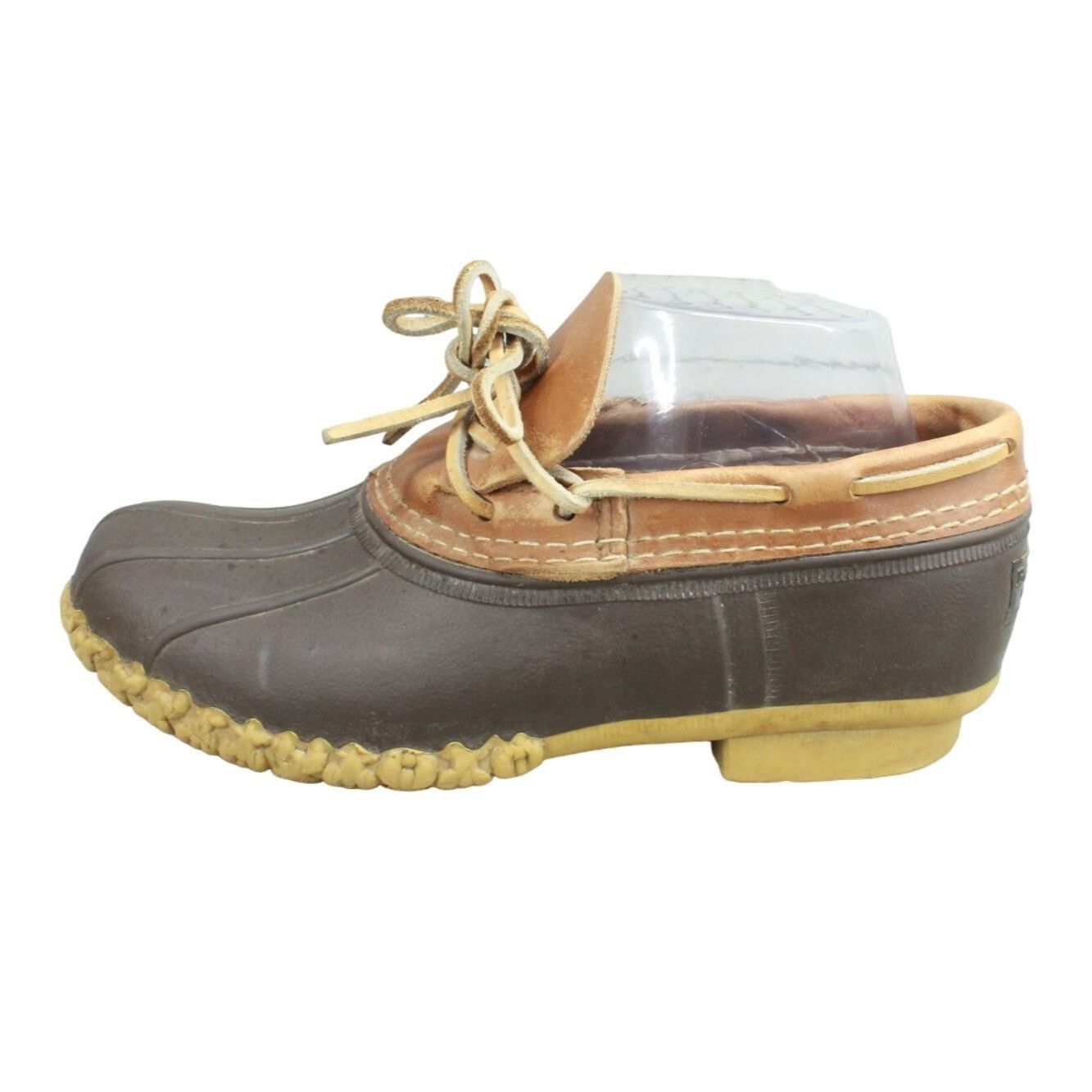 L.L. Bean × Leather LL Bean Women’s Boots Moc Leather Waterproof Gumshoe Size US 7 / IT 37 - 2 Thumbnail