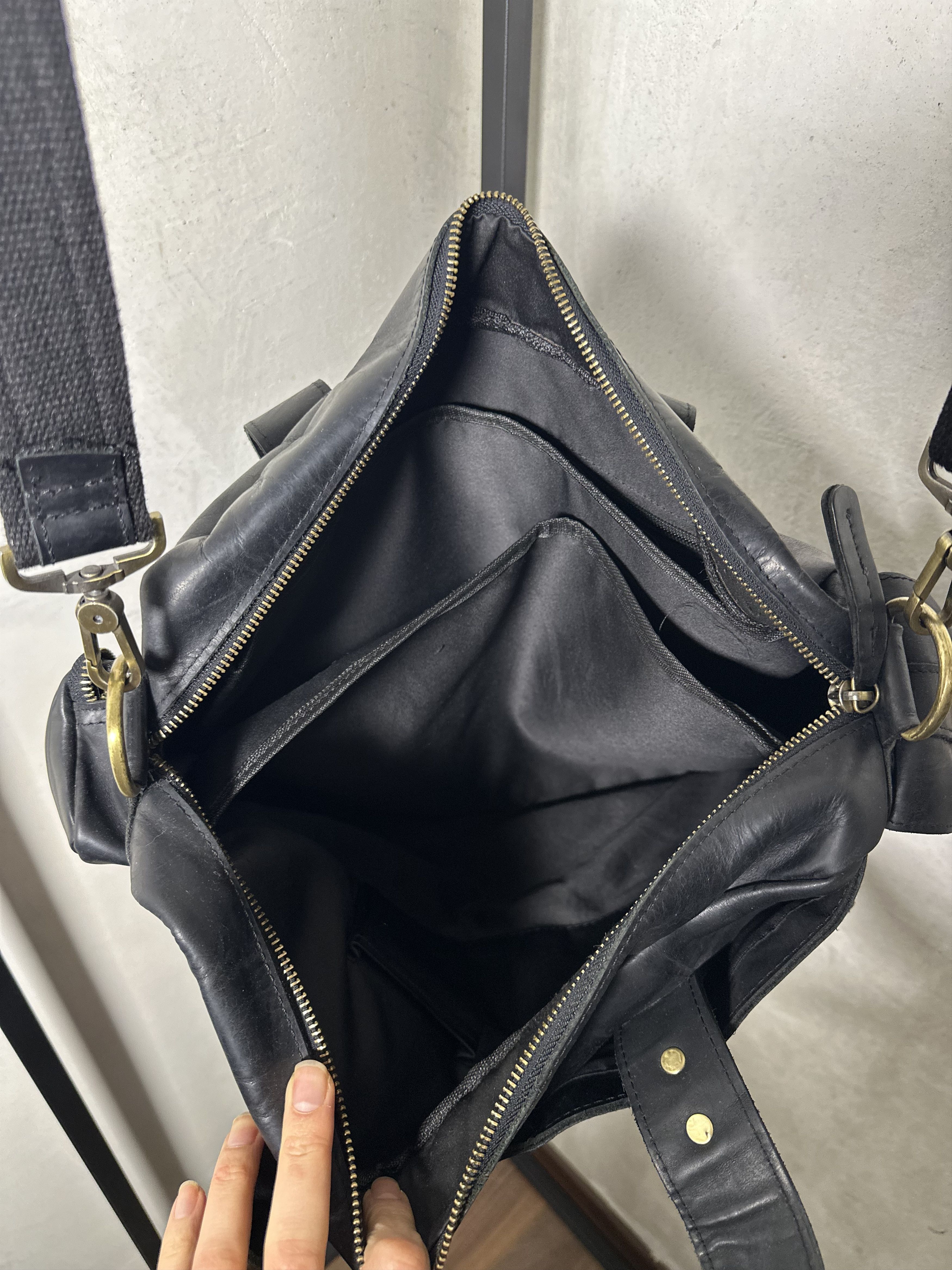 Handmade Custom Ordered Horse Leather Multipocket Laptop Bag Size ONE SIZE - 12 Thumbnail