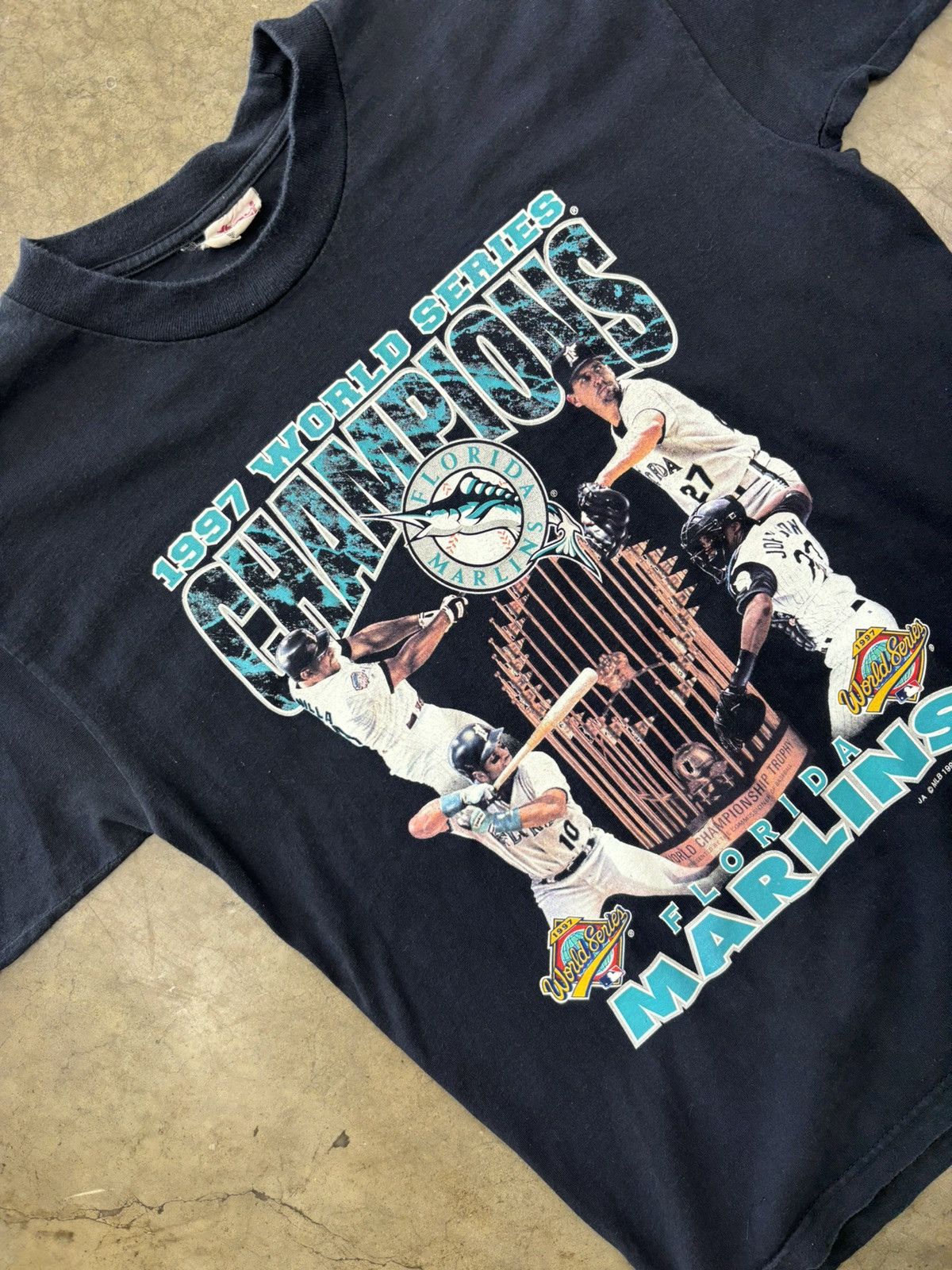 Vintage 1997 World Series Champions Florida Marlins Large