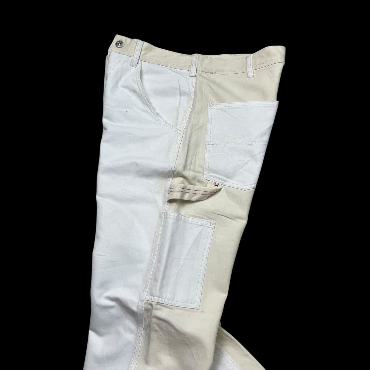 Stan Ray Stan Ray x Paul Smith Painter Pants - Cream/White Colorblock Size US 32 / EU 48 - 13 Thumbnail
