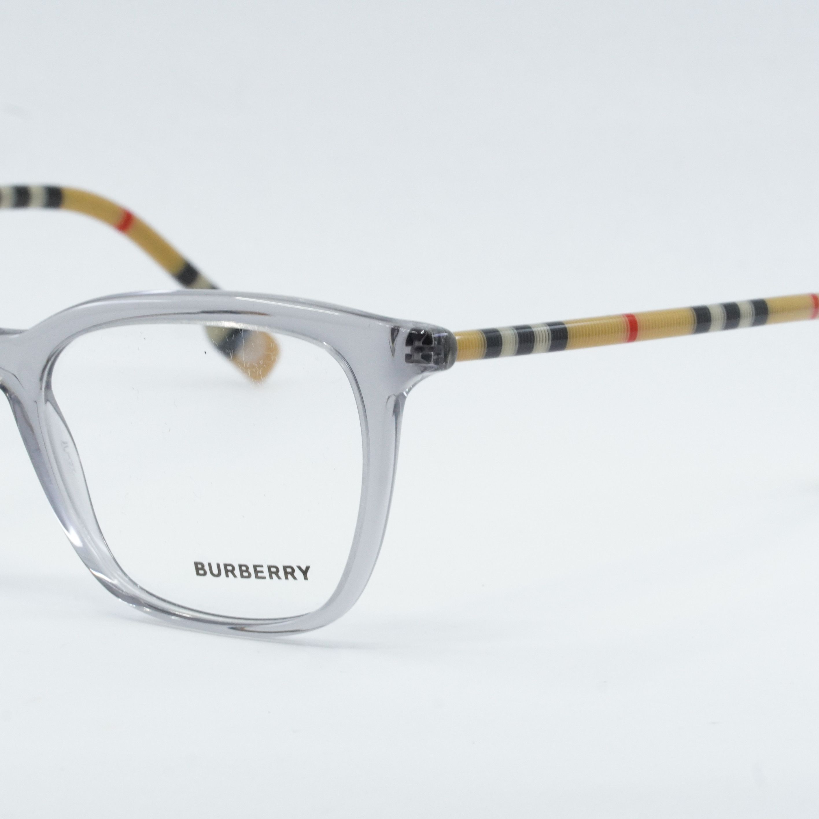 Burberry Burberry BE2390 3892 Eyeglasses Square 50mm Grey Frame Size ONE SIZE - 5 Thumbnail