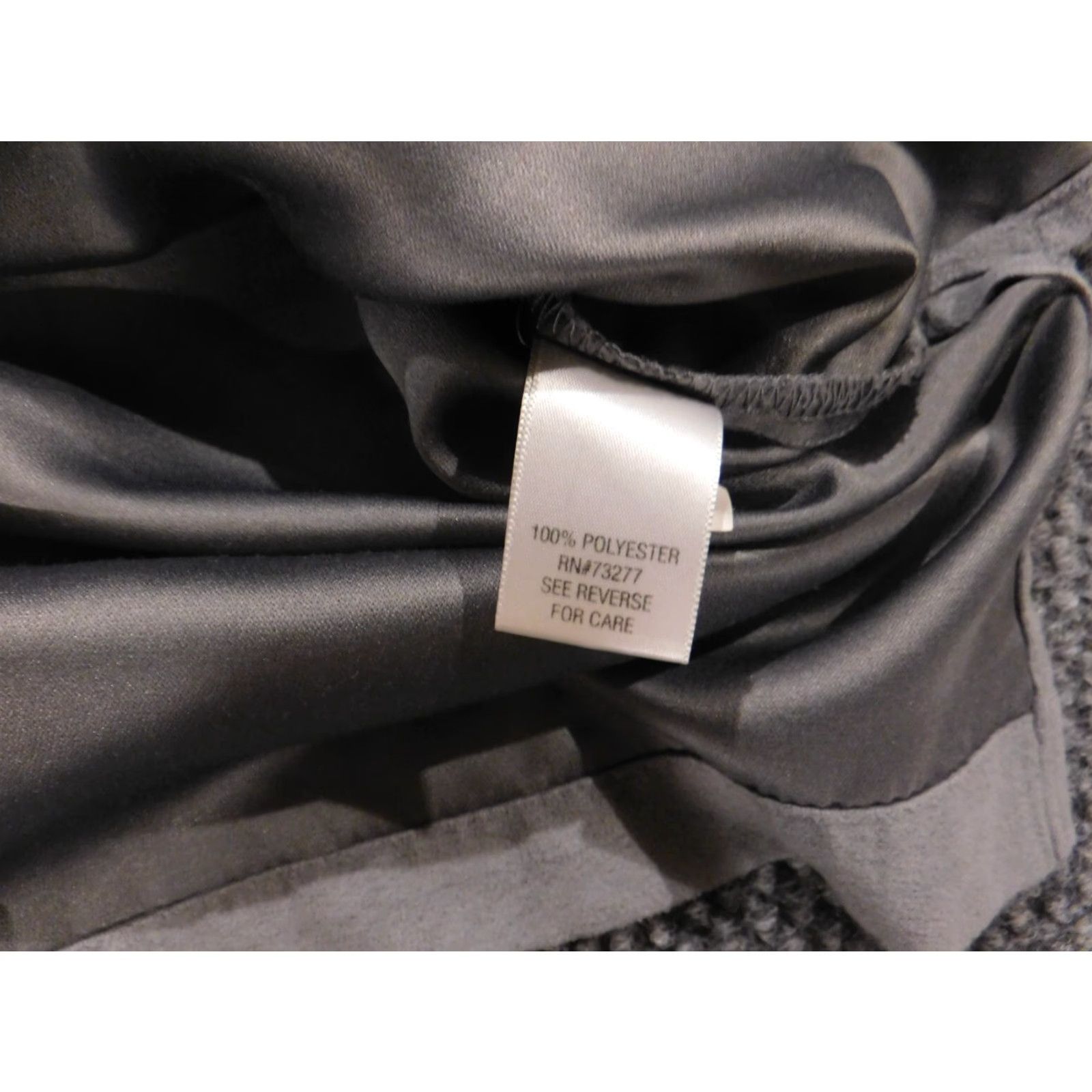 Croft & Barrow Croft & Barrow Womens Button-Up Blouse L Gray Casual Style Shirt Womens Large Gray Button-Up Top Size L / US 10 / IT 46 - 6 Thumbnail