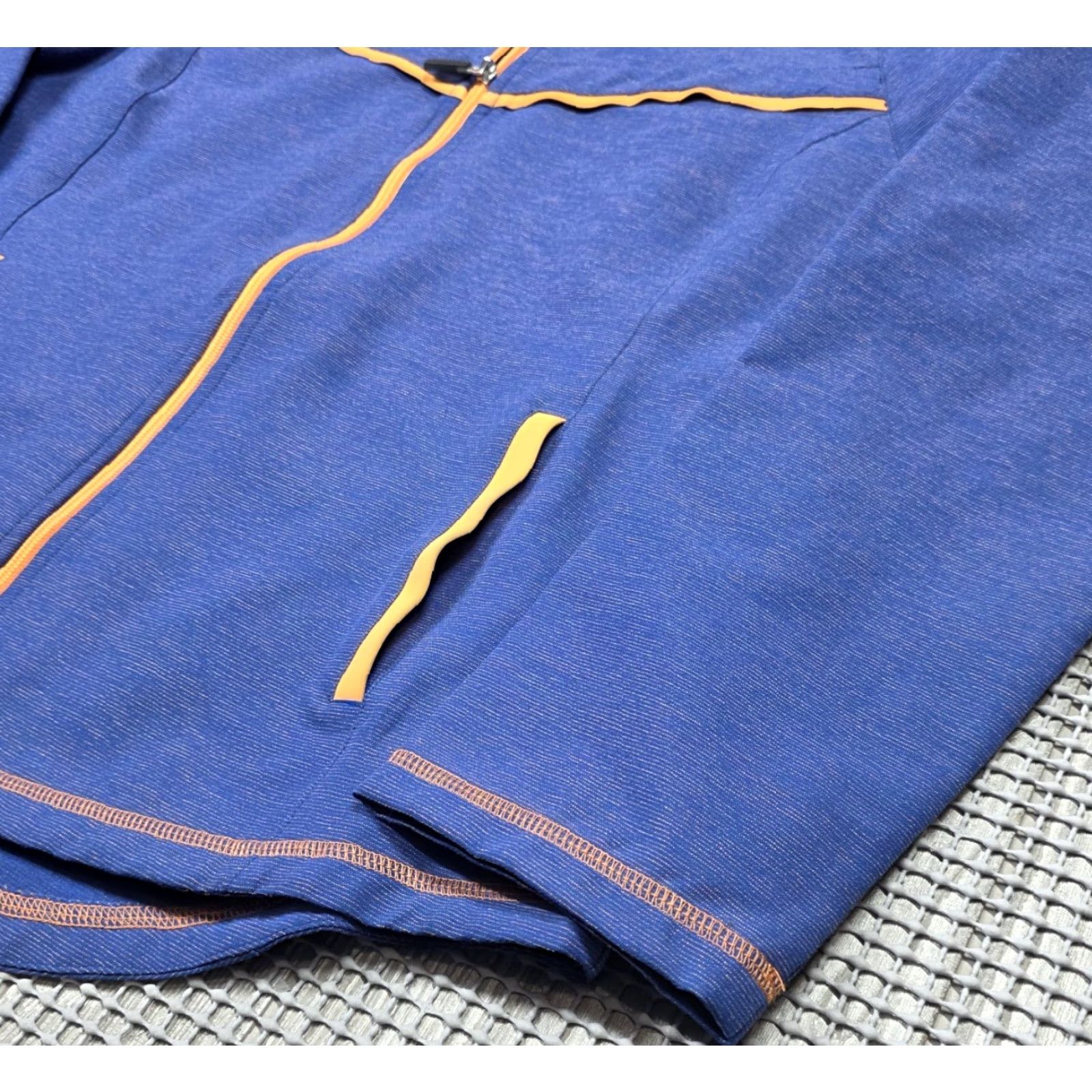 Vintage EP Pro Tour Tech Women's Size L Full-Zip Golf Jacket Blue Orange Trim Size M / US 6-8 / IT 42-44 - 6 Thumbnail